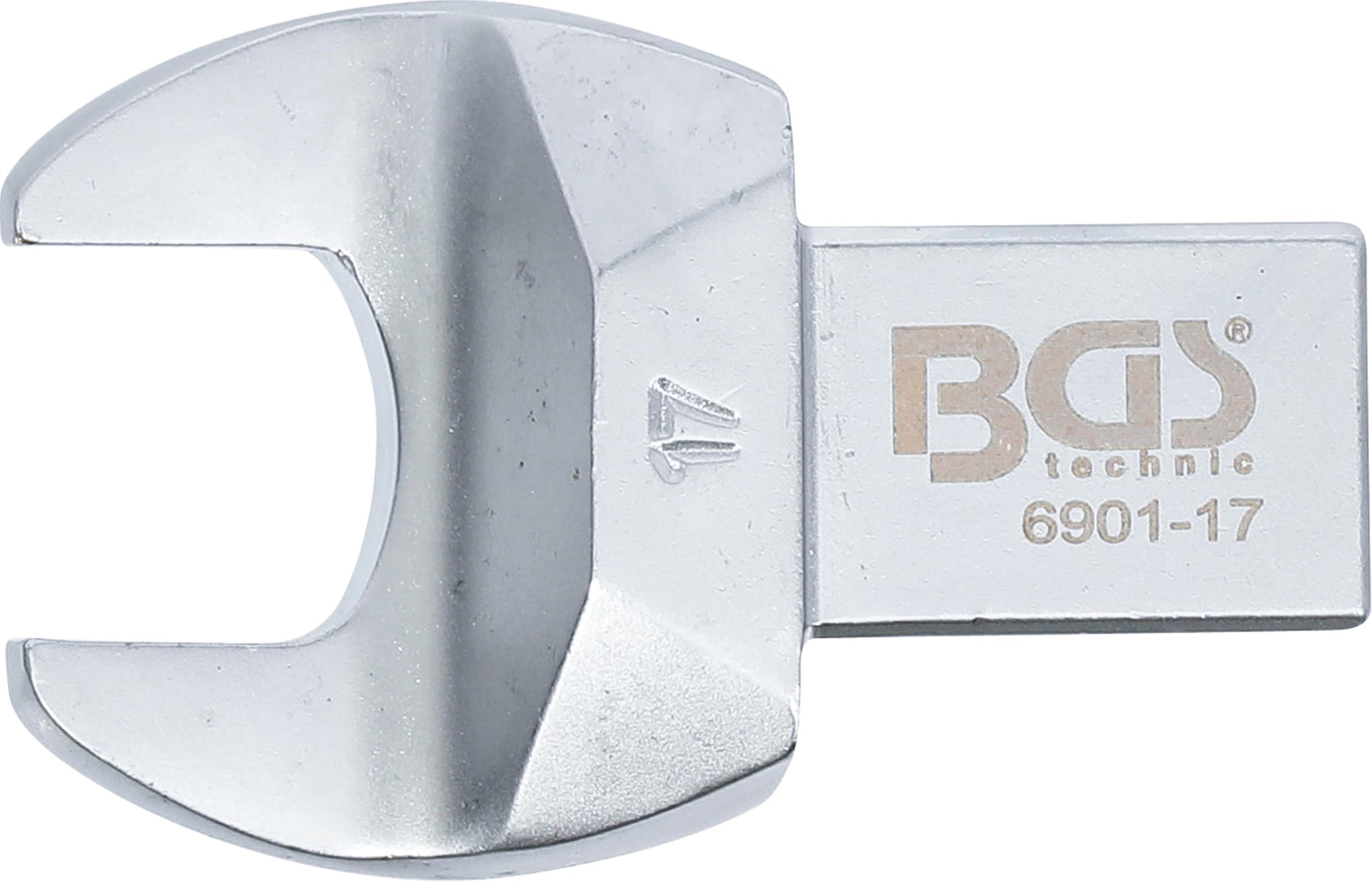 BGS 6901-17 | Einsteck-Maulschlüssel | 17 mm | Aufnahme 14 x 18 mm
