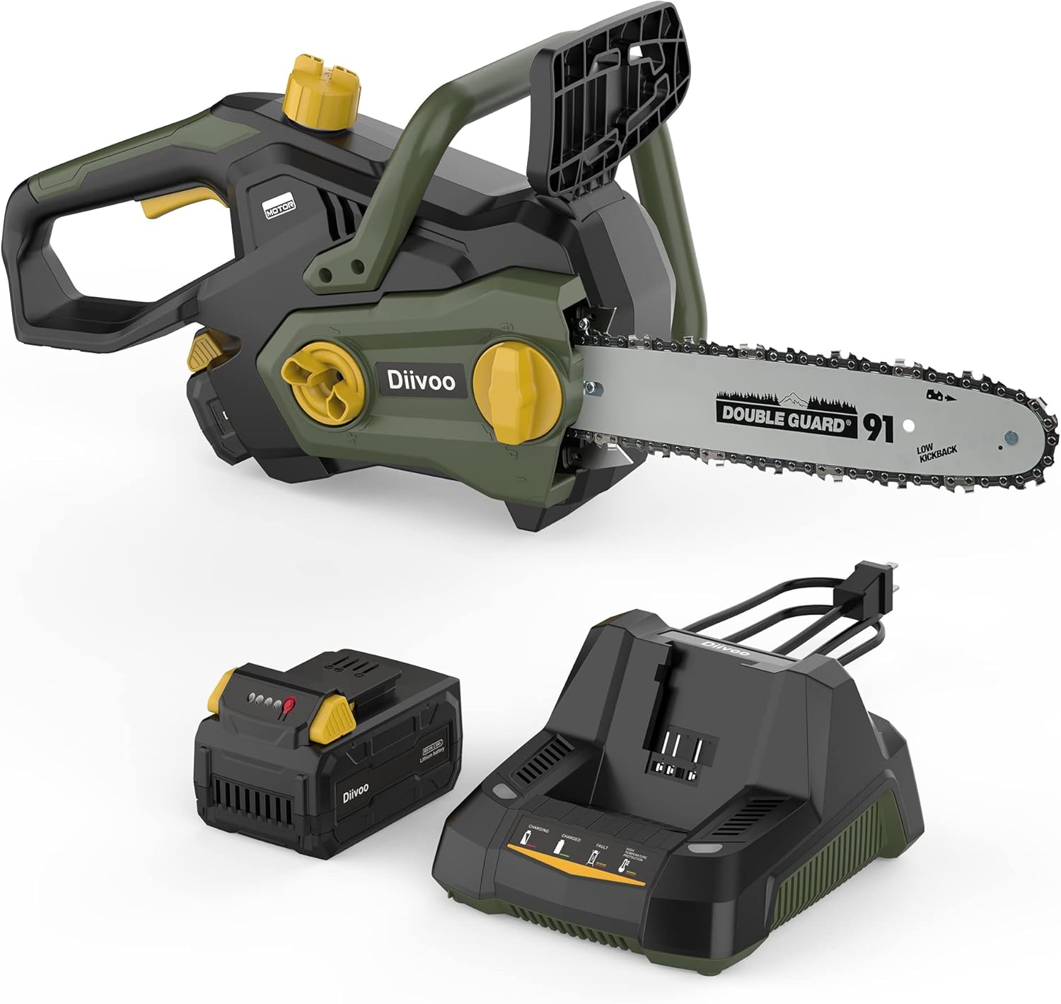 Electric Chainsaw Cordless, Diivoo 40V Battery Powered
