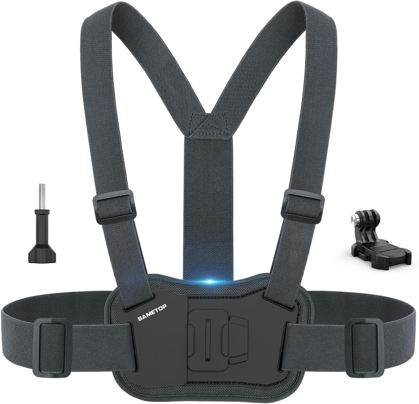 Sametop Chest Mount Harness Chesty Strap Compatible with GoPro Hero 11 10 9 8 7 6 5 Session