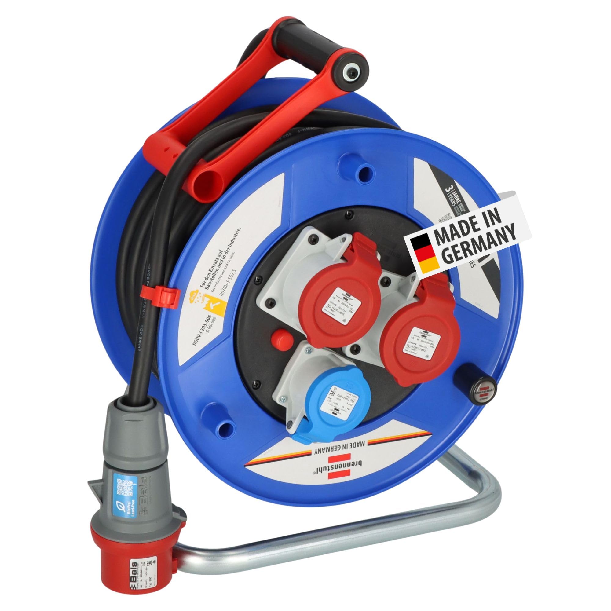 Brennenstuhl Garant CEE IP44 Industrie-/Baustellen-Kabeltrommel 30m