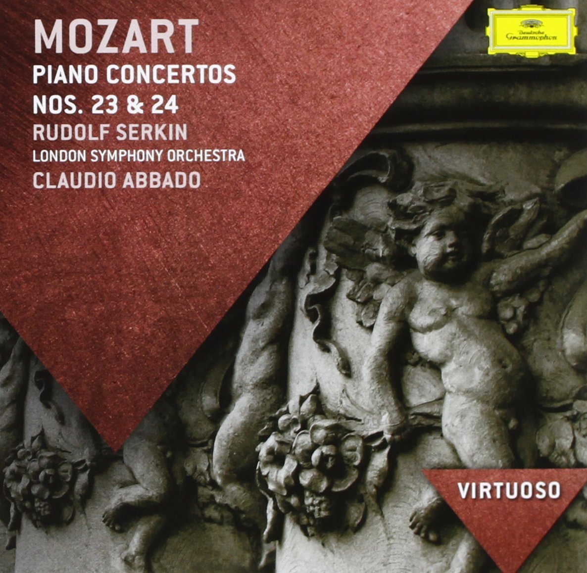 Virtuoso: Mozart - Piano Concertos Nos 23 & 24 [Audio CD] Serkin, Rudolf; Wolfgang Amadeus Mozart and Claudio Abbado