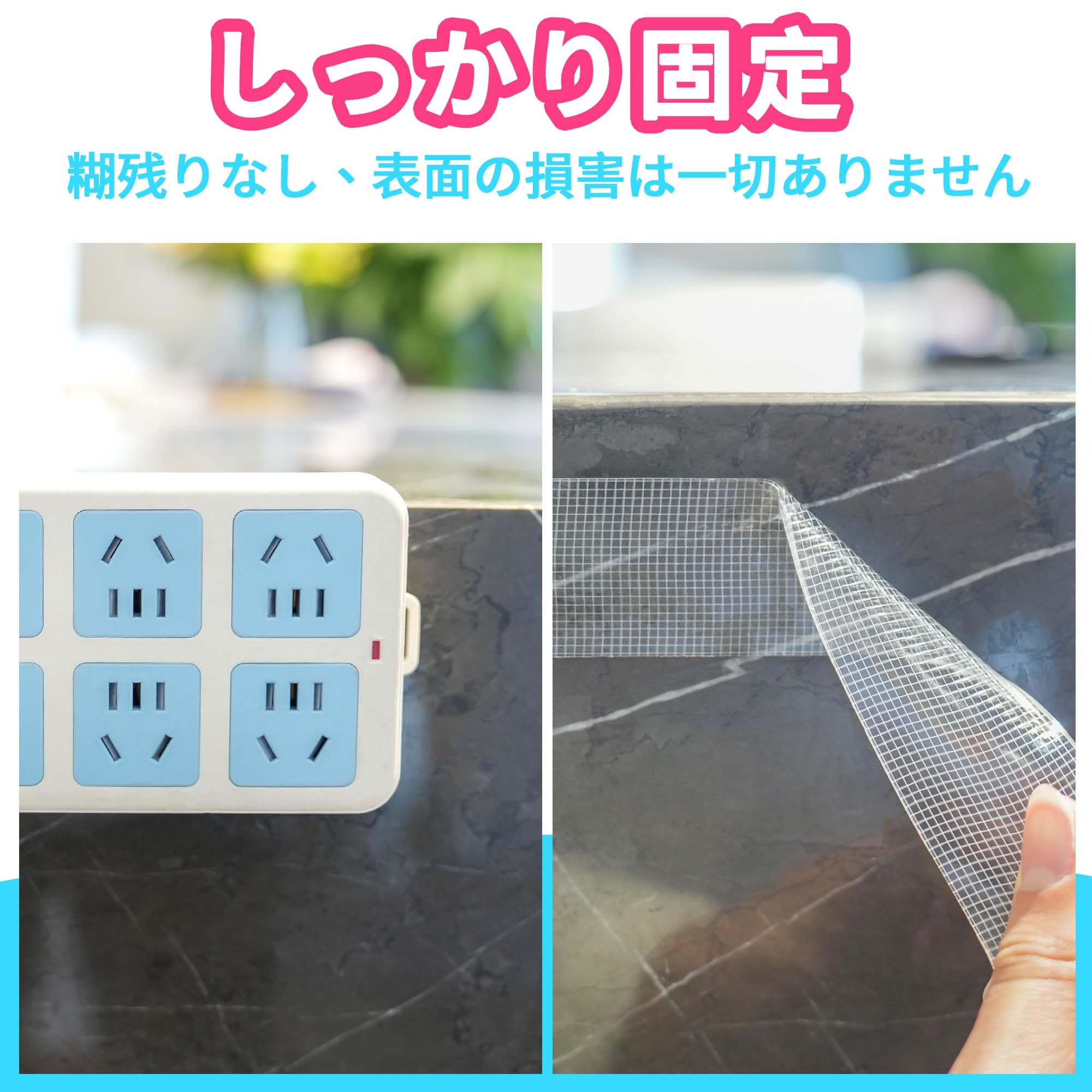 Amazon.co.jp: KAWAIKO 手で簡単に切れる両面テープ 魔法テープ 水洗い 