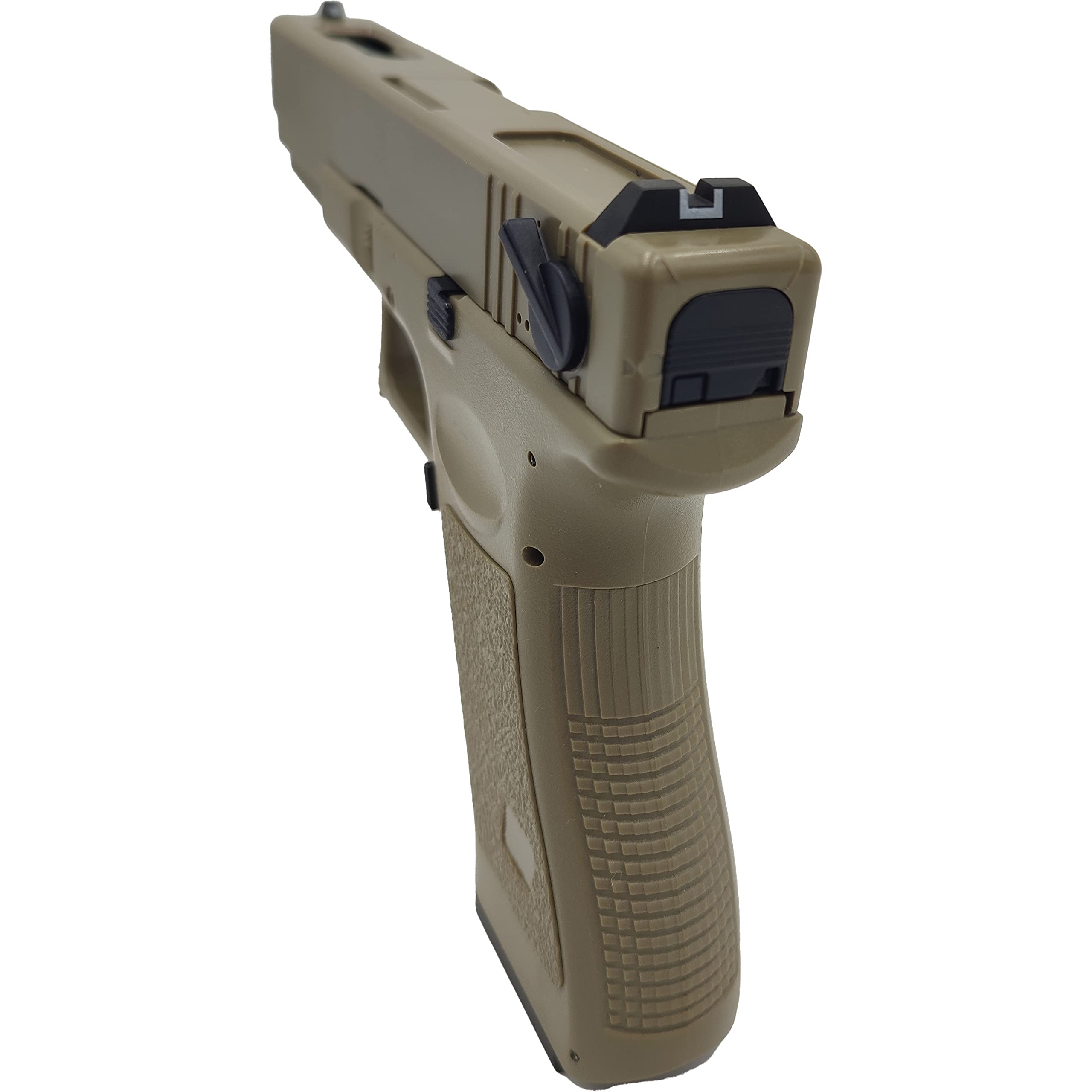 Airsoft Pistolet Électrique AEP / CM030S Automatique/Coup par Coup et Rafale/Tan (Désert) / Plastique ABS et Métal/Puissance 0.5 Joule