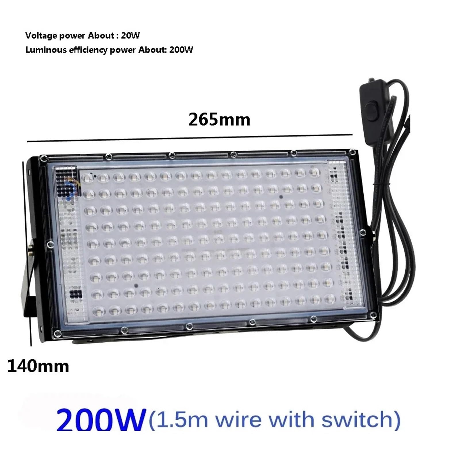UV-Licht, 365 nm 405 nm 395 nm, 100 W 200 W 300 W Fluoreszierende Erkennung Schattenloser Kleber Grünes Ölharz Uv-Härtungslampe(405nm,200W)