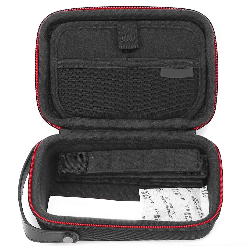 Mini étui pour Appareil Photo, Sac de Rangement Résistant aux Chocs et à la Poussière pour/Compact, Léger et Portable, Noir 7,5 X 5, X 2,4 Pouces