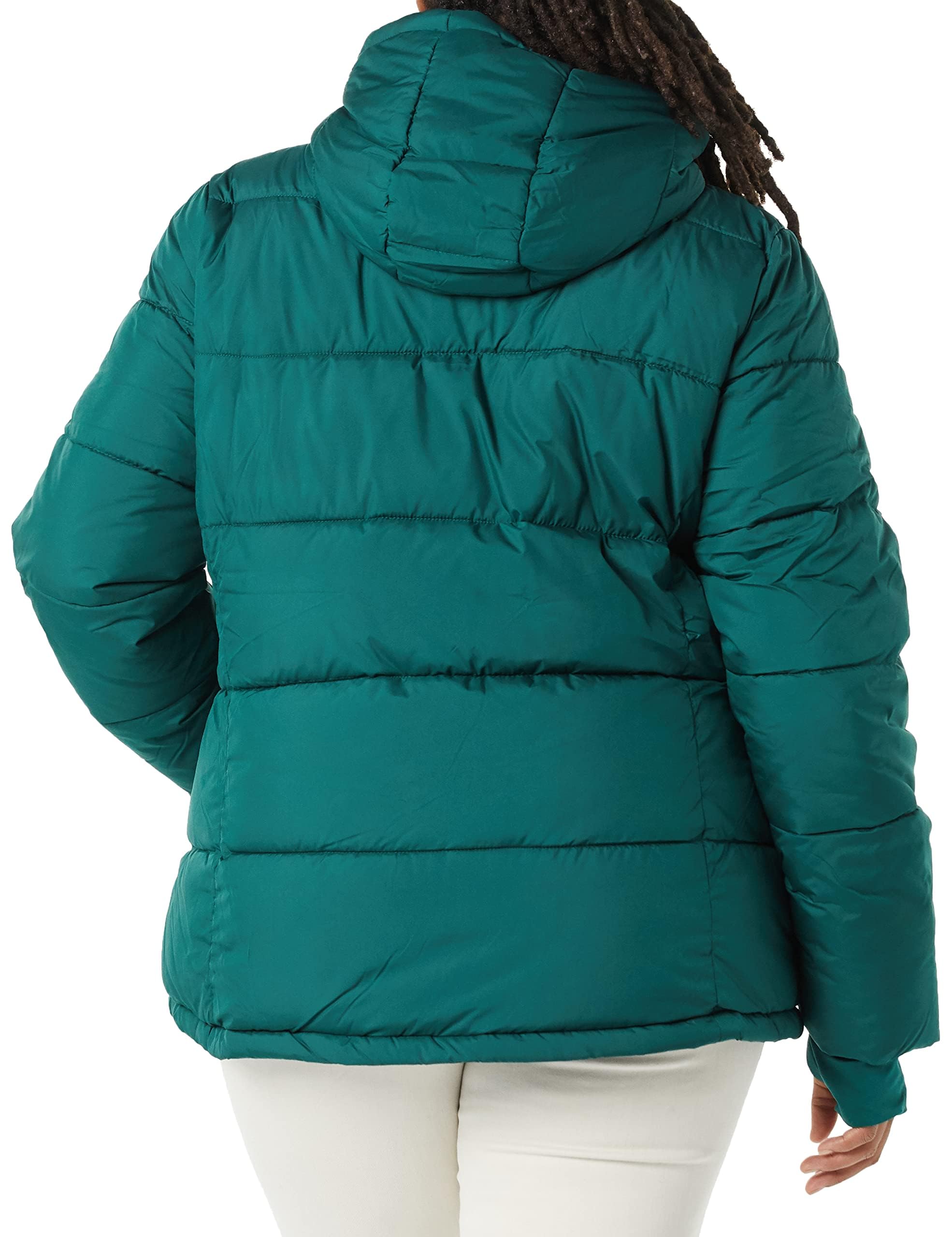 Amazon Essentials Piumino con Cappuccio a Maniche Lunghe Pesante (Taglie Forti Disponibili) Donna