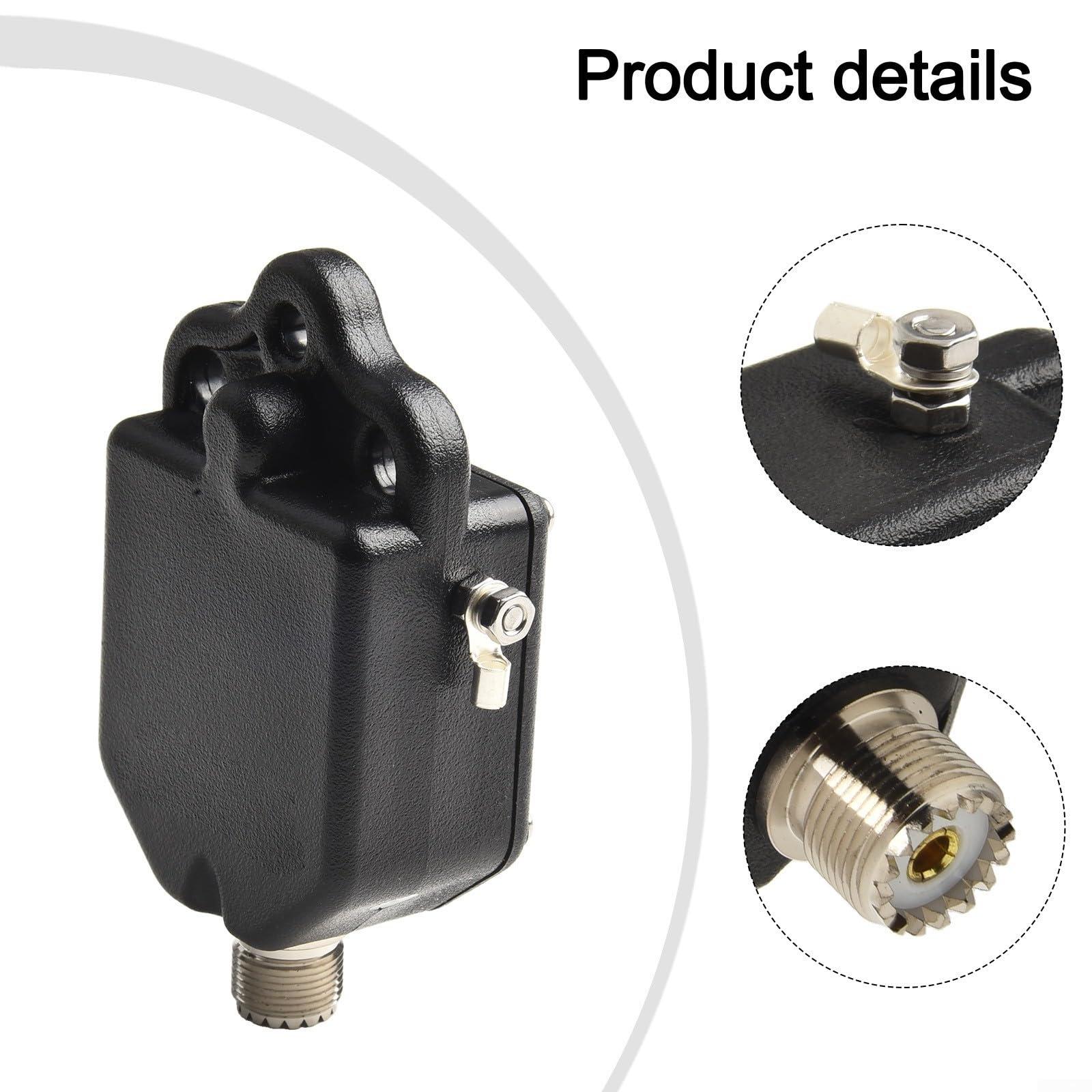 Eawfgtuw Balun 1:64 Transformateur Balun, Kit d'antenne filaire pour antenne 4 bandes 8 bandes Gamme de fréquences 1-30 MHz Radio Amateur Ham Équipement de communication