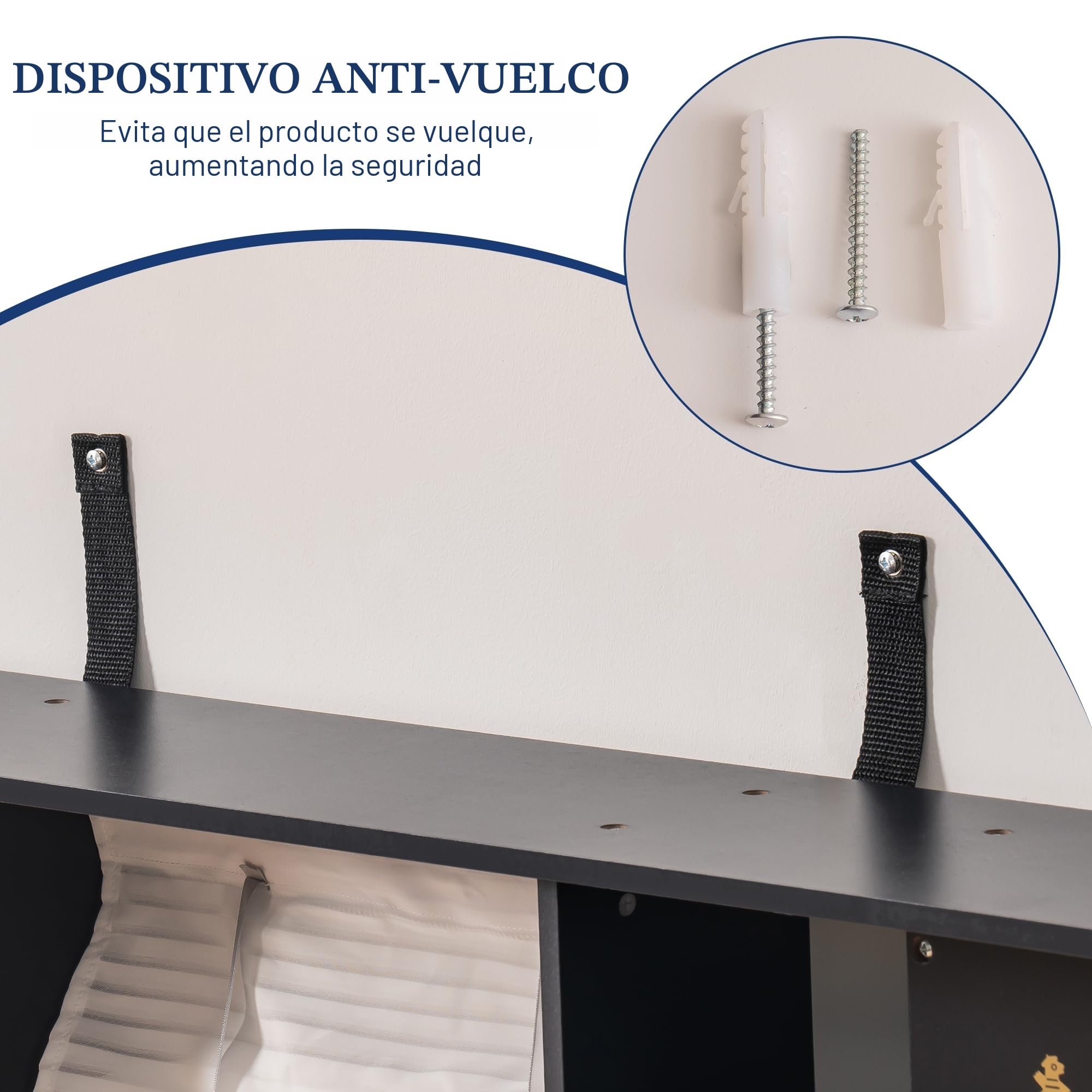 ROBUD Juego de Cocina de Madera para niños – Cocina Moderna Grande de Juguete en Negro con Nevera, cafetera, máquina de Hielo y más, para niños a Partir de 3 años