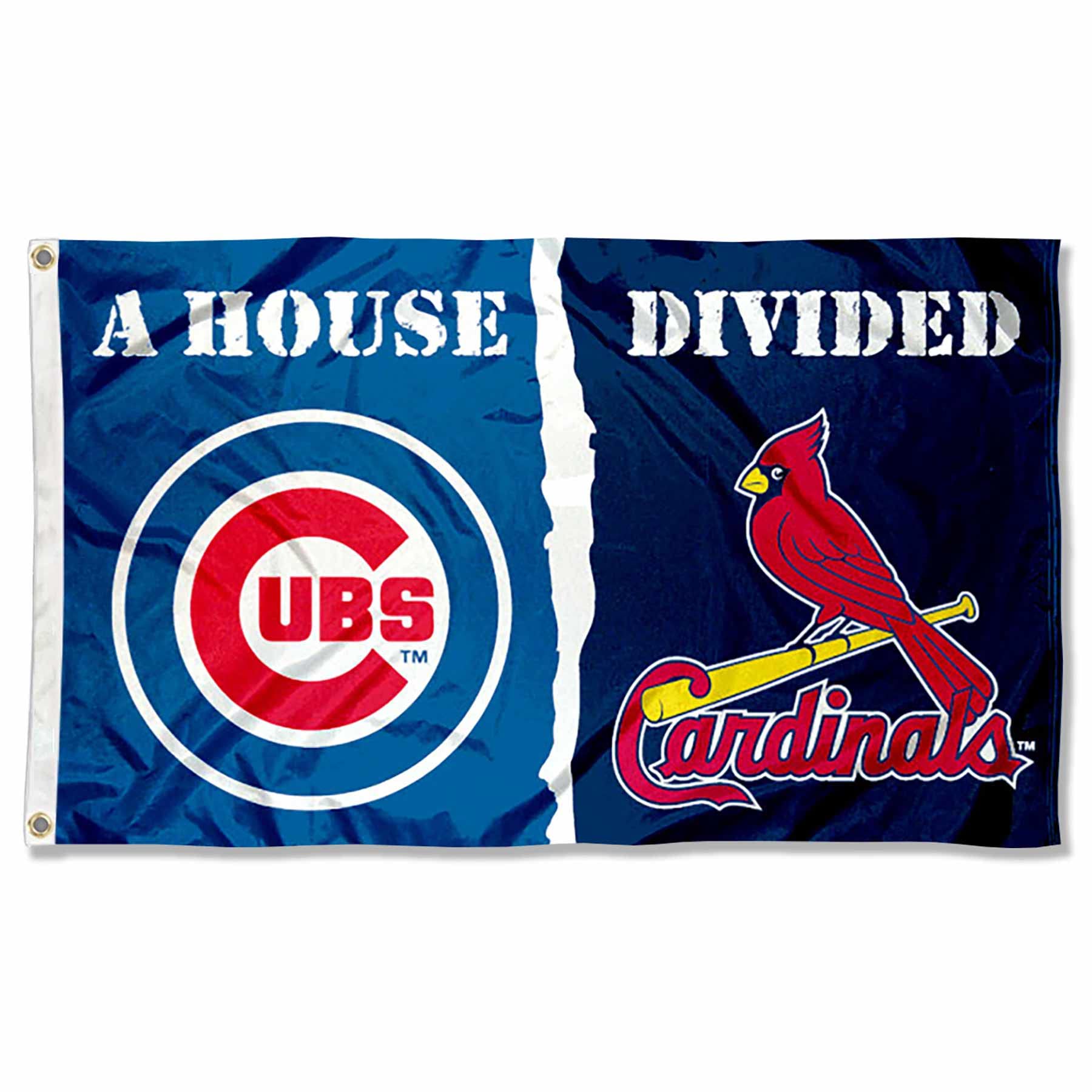 WinCraft Chicago Baseball and St. Louis House Divided Flag