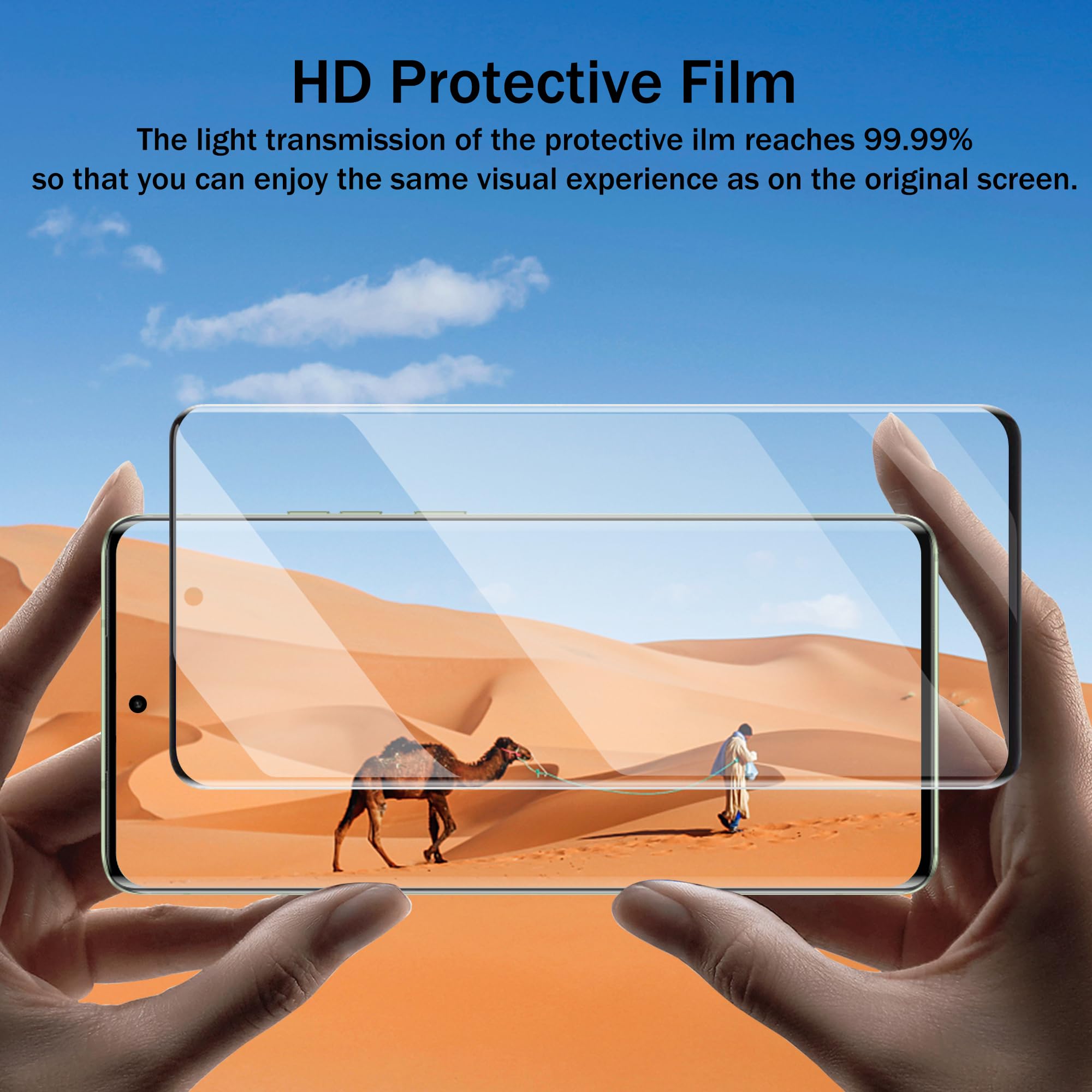 Pellicola 3D UV Full Cover Per Motorola Edge 40/Pro – Vetro Temperato Con Colla Totale, Kit Incluso - Foto 3