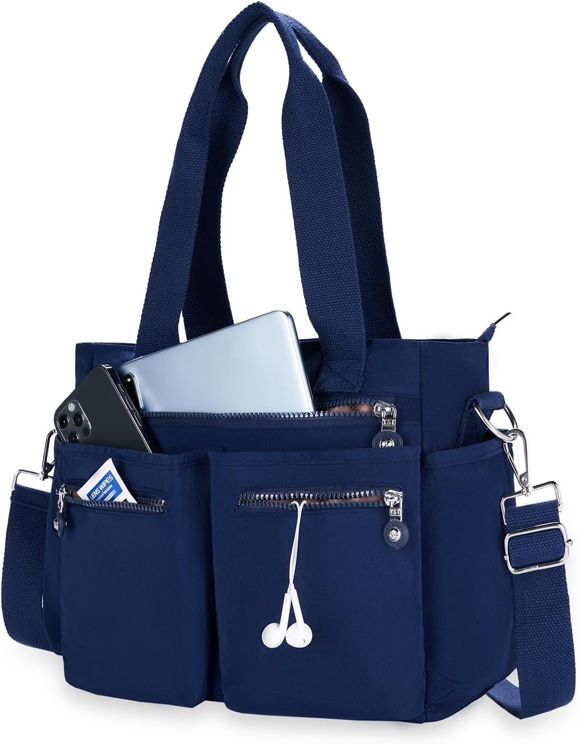 Tote Bag for Women Canvas Handbags for Woman Crossbody Bags with Multiple Pockets