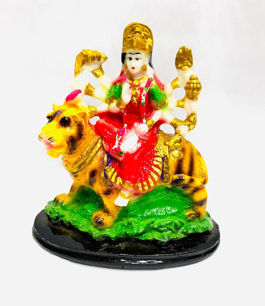 Goddess Maa Durga idol, Maa Durga Murti figurine Religious Pooja Gift items and Murti for Mandir/Temple/Home/Office Decorative Showpiece