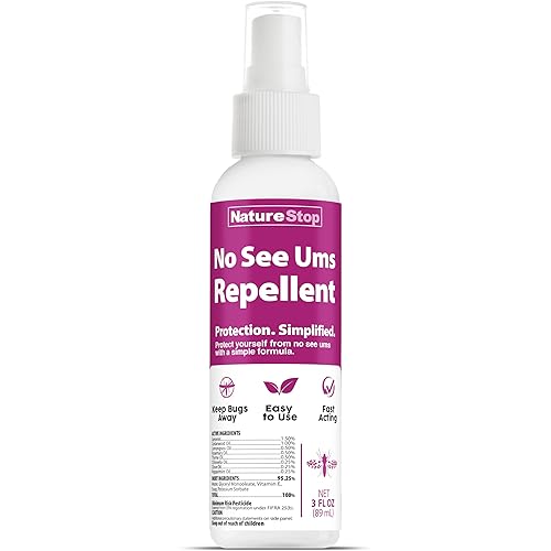 No-See-Ums Repellent Spray – Personal Protection for Beaches, Camping &