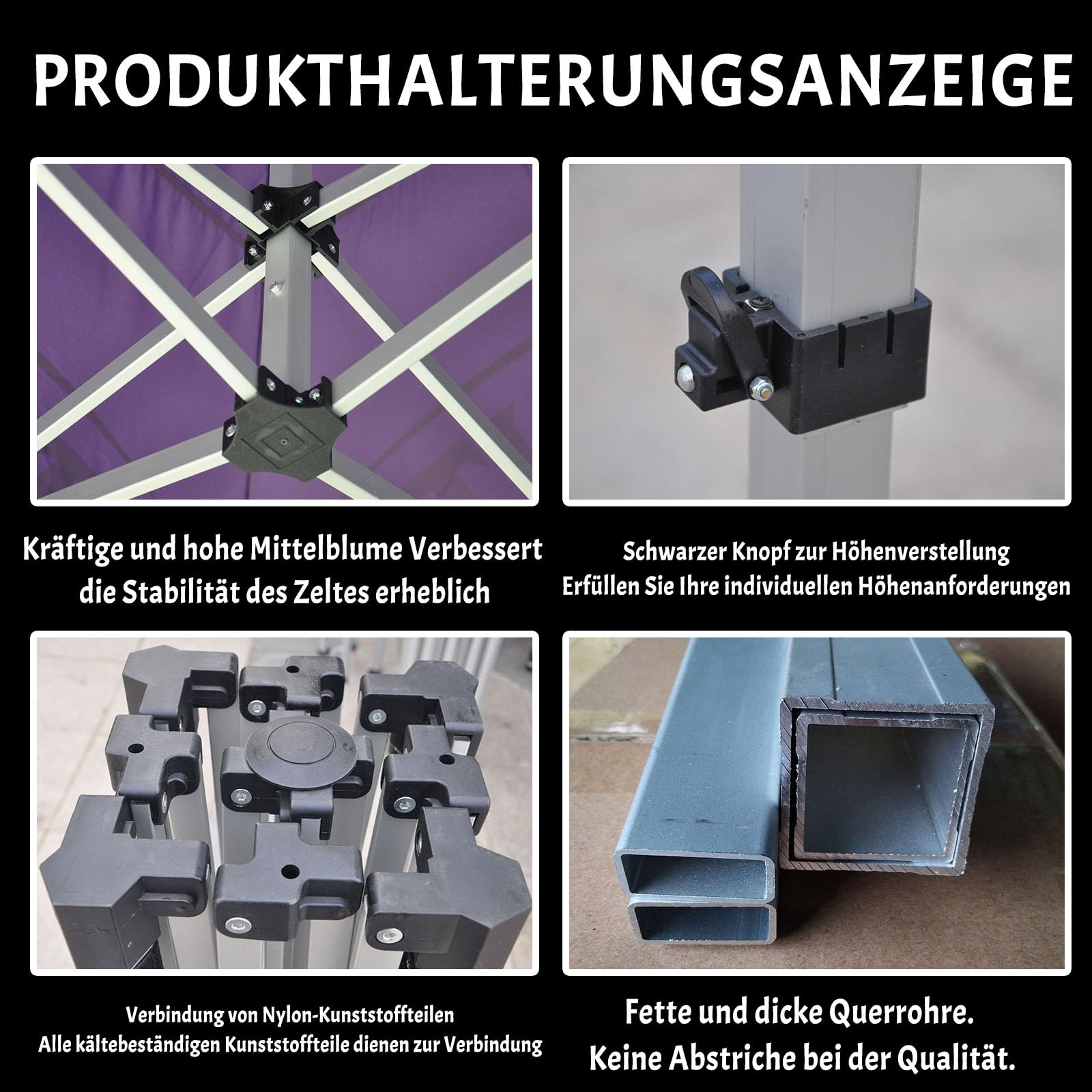 Individuelles Pop-Up-Pavillon-Zelt, strapazierfähig, wasserdicht, Outdoor-Überdachung mit Logo-Druck, für Messen, Bauernmärkte, Veranstaltungen, Partyständer, personalisiertes Werbezelt