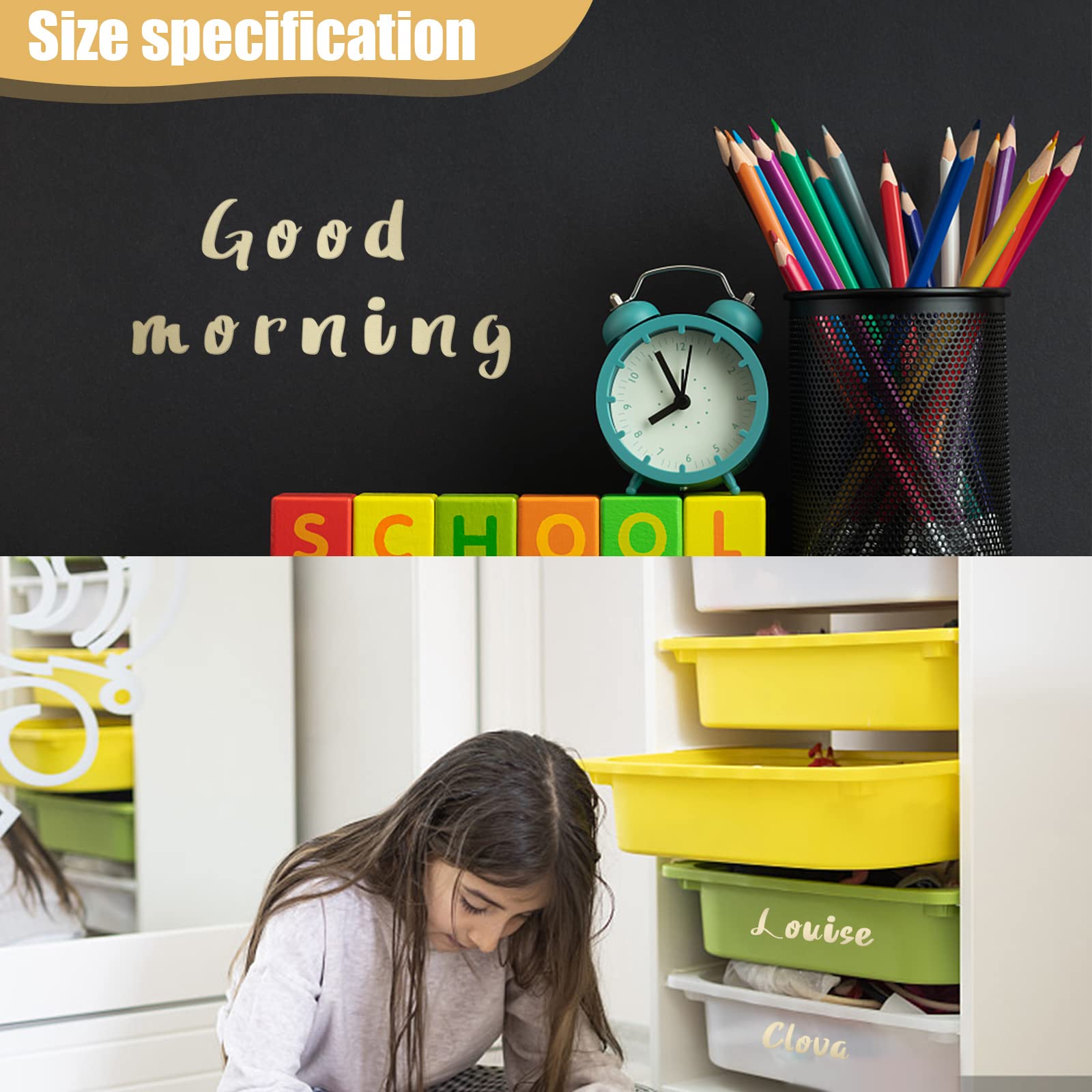 Letterstickers, 520 stuks/10 vellen gepersonaliseerde plakletters, kleurrijk, zelfklevende vinylstickers, handgemaakt, weerbestendig, voor postbus Letterstickers, 520 stuks/10 vellen gepersonaliseerde plakletters, kleurrijk, zelfklevende vinylstickers, handgemaakt, weerbestendig, voor postbus