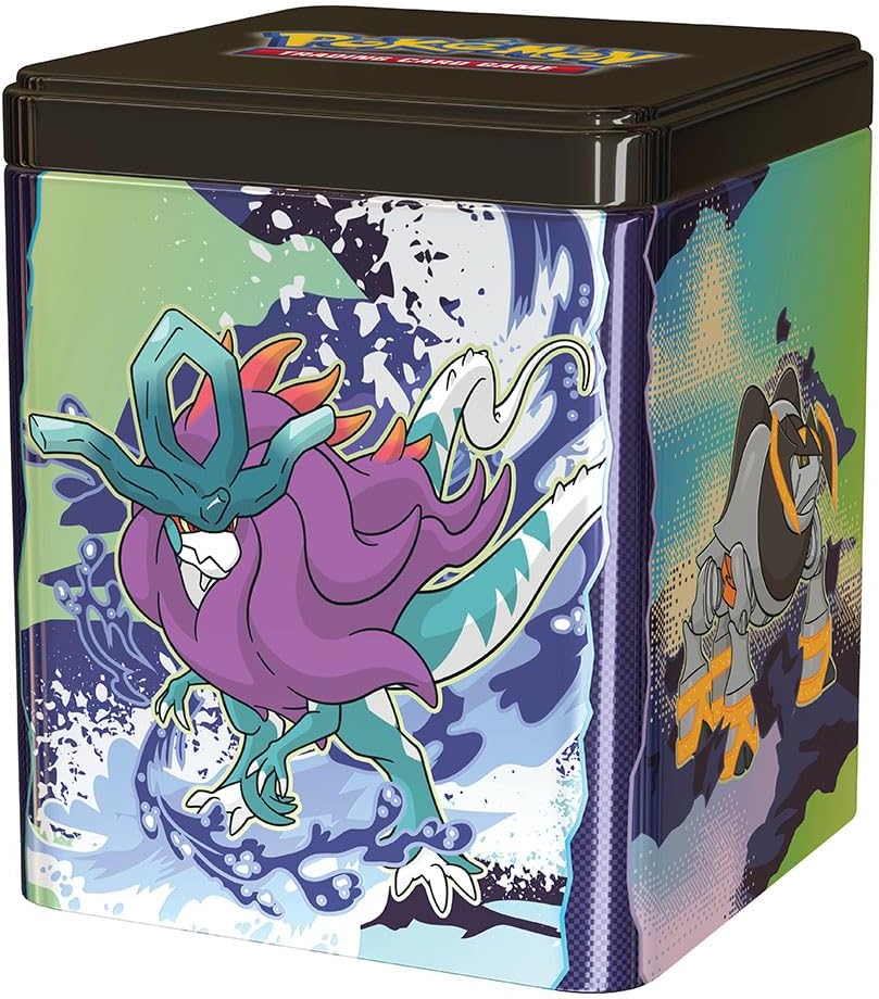 Pokemon TCG: Stacking Tin (Q1 2025) - 3 Packs, Stickers (Random Design)