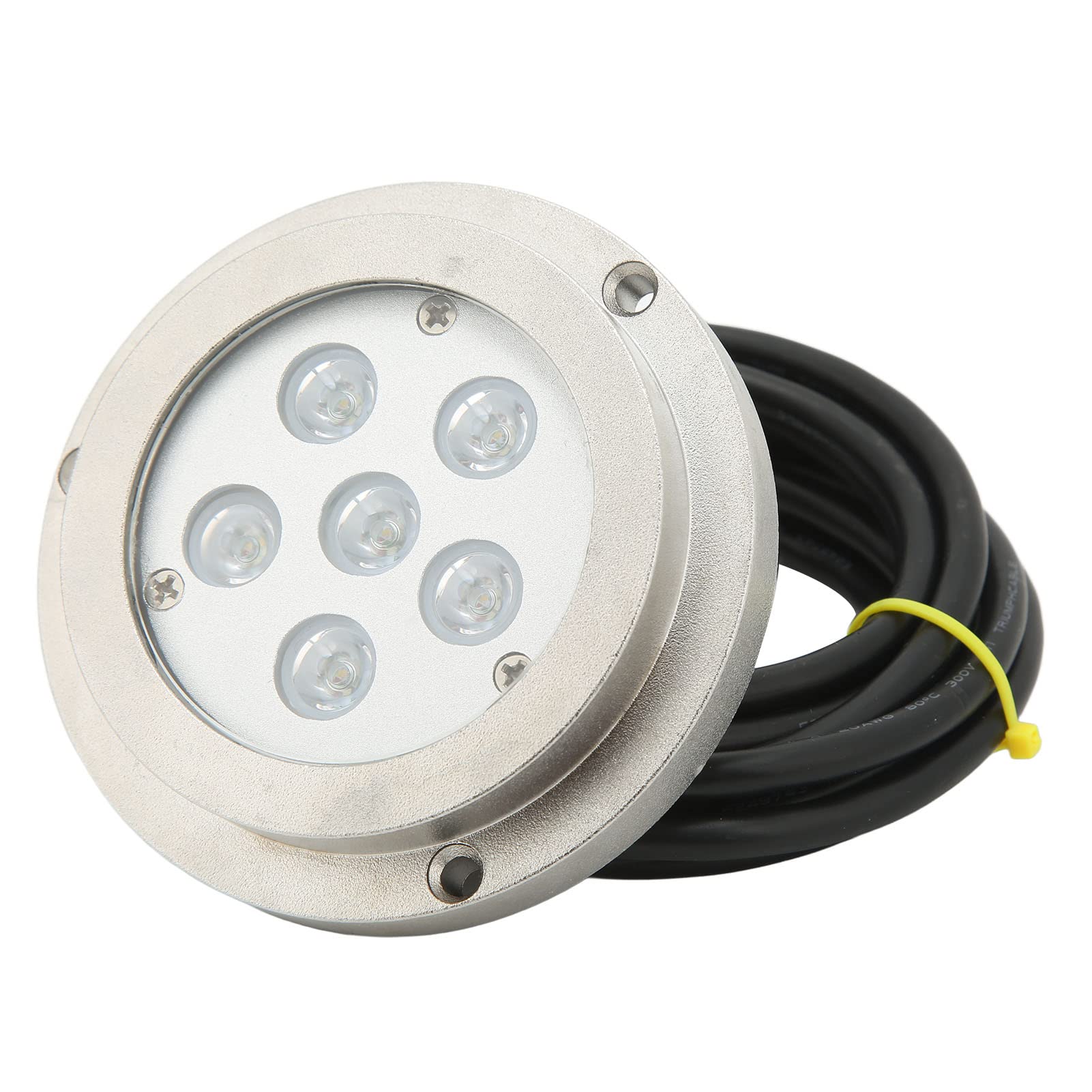 Luce Subacquea Marina Impermeabile IP68, 3,8 Pollici in Acciaio Inossidabile 316 LED per Barca a Tenuta Forte per Navi Yacht Barche a Motore