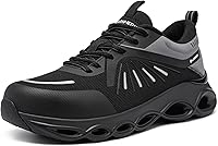 Vista 1 de LARNMERN Steel Toe Shoes for Men Lightwight Comfortable Snkeakers Breathable Indestructible Work Shoes
