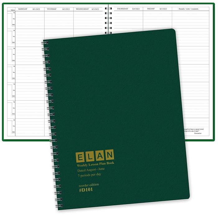 Buy Elan Publishing Company Dated Teacher Lesson Plan 7 Period Days 