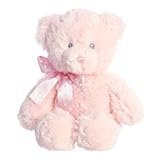 Aurora® Adorable Yummy Bear™ Baby Stuffed Animal - Soft & Cuddly Toy - Comforting Companion - Pink 12 Inches
