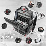KNIPEX Modular X18 Tool Backpack, Empty, 58 Inserting Options, 18 L Volume, Laptop Pocket, Waterproof Molded Bottom, 530 x 340 x 210 mm, 00 21 50 LE - 7