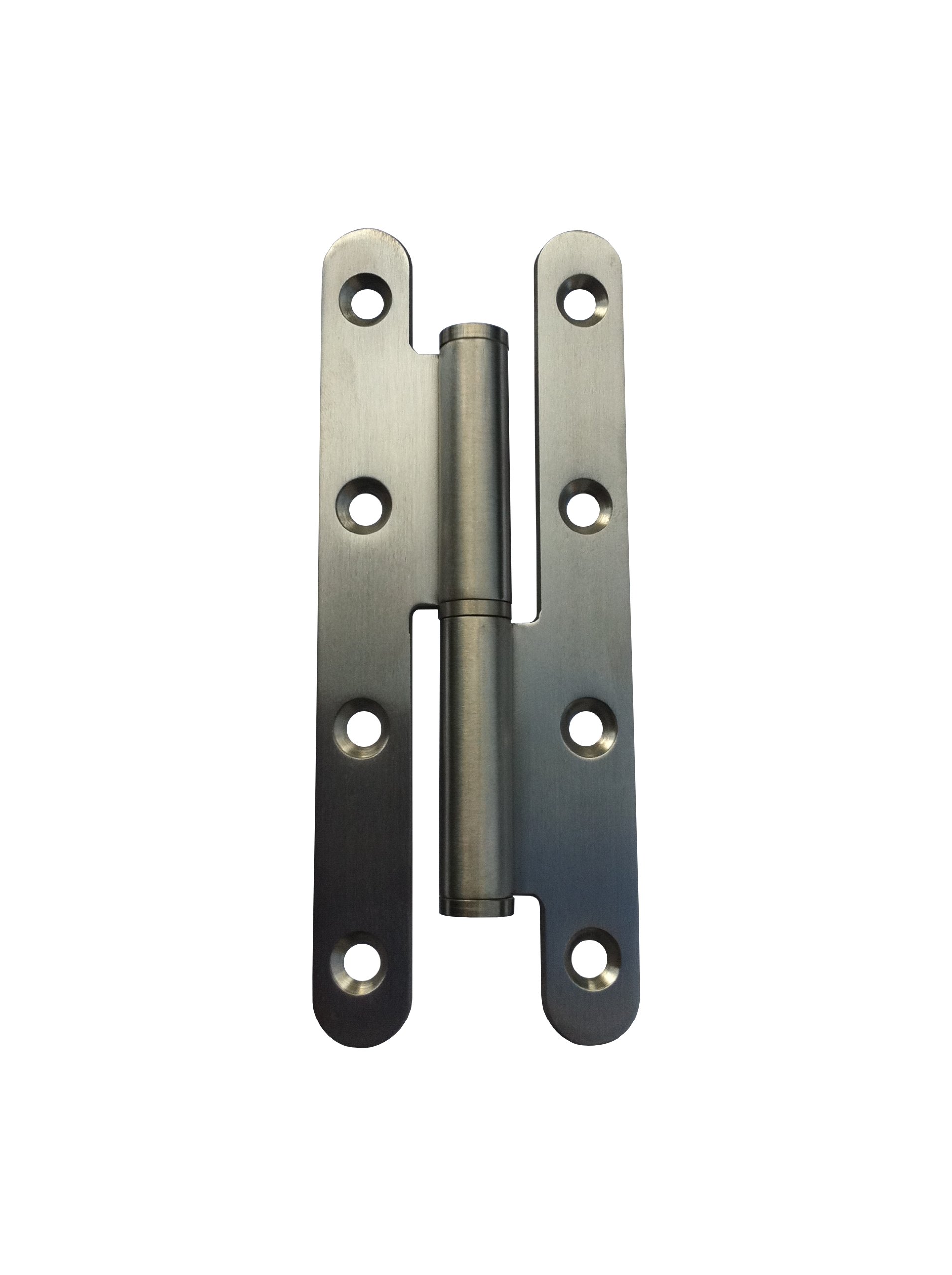DESIGN-​MAT SSA30403 Paumelle en INOX Brosse Satine 140x55x2.5mm Droite