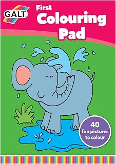Galt Toys, First Colouring Pad, Kids Colouring Book, Ages 3 Years Plus