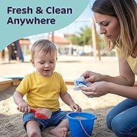 Vista 6 de Dr. Fischer Pacifier Wipes, 100% Food Grade, Non-toxic for Bottles, Paci, Toys, Pumps, and More