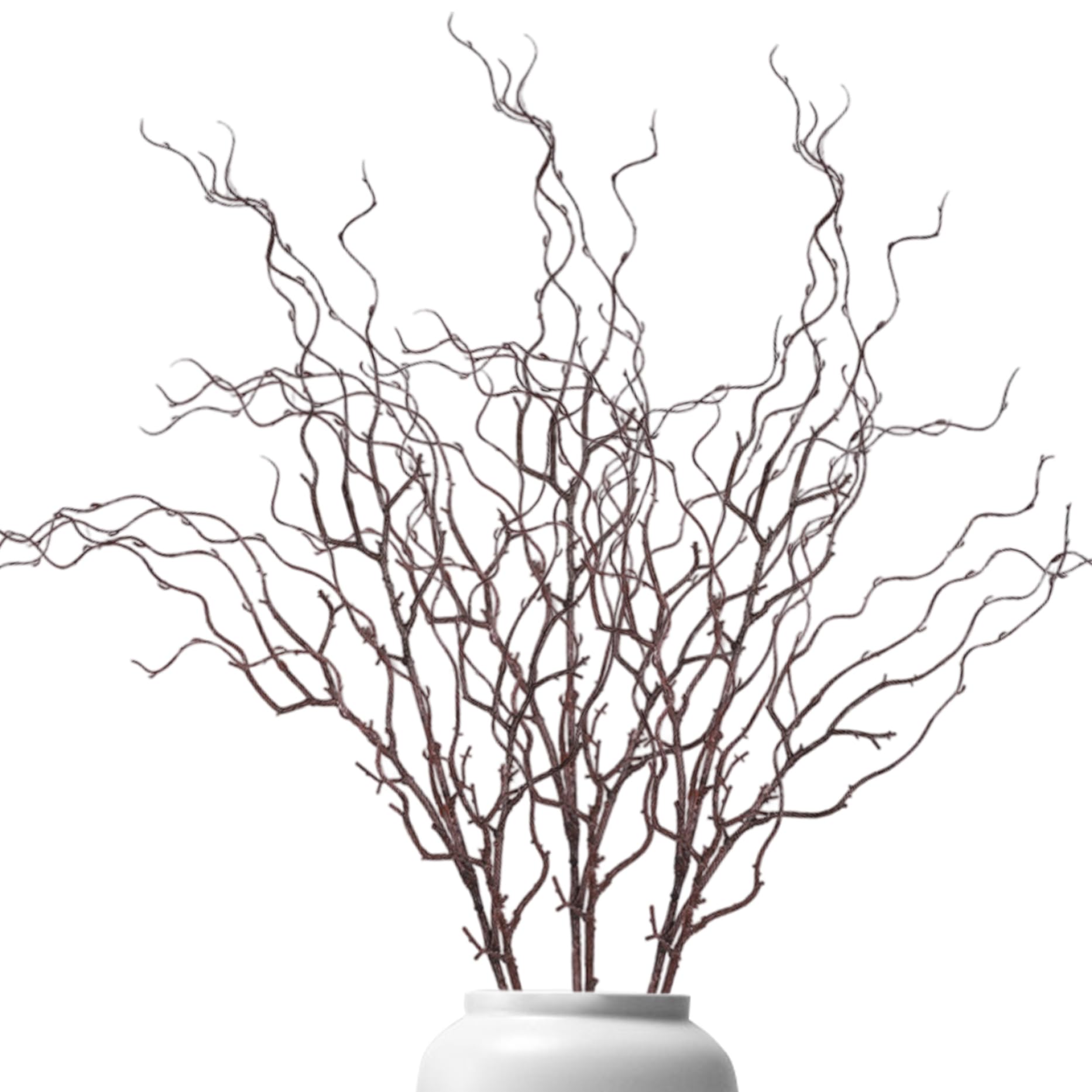 Monetais 3Pcs Branches for Vase, 47.2 Inch Antler Shaped Plastic Willow Branches Artificial Decorative Twigs for Flower Arrangement Willow