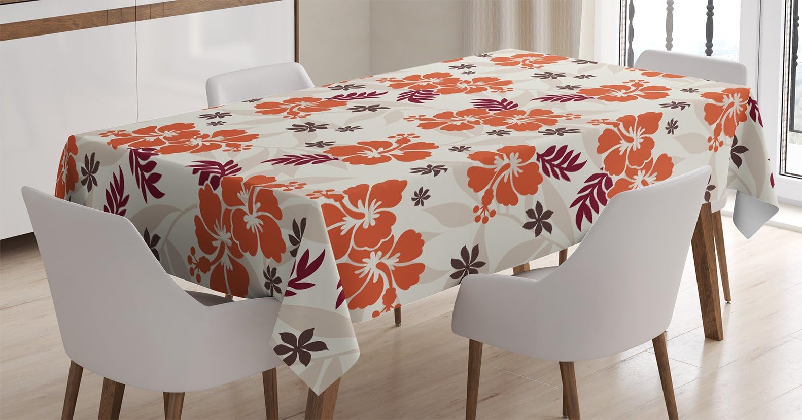ambesonneDigital Printed Multicolor Tablecloths 52" X 70" Multi tc_12284_52x70