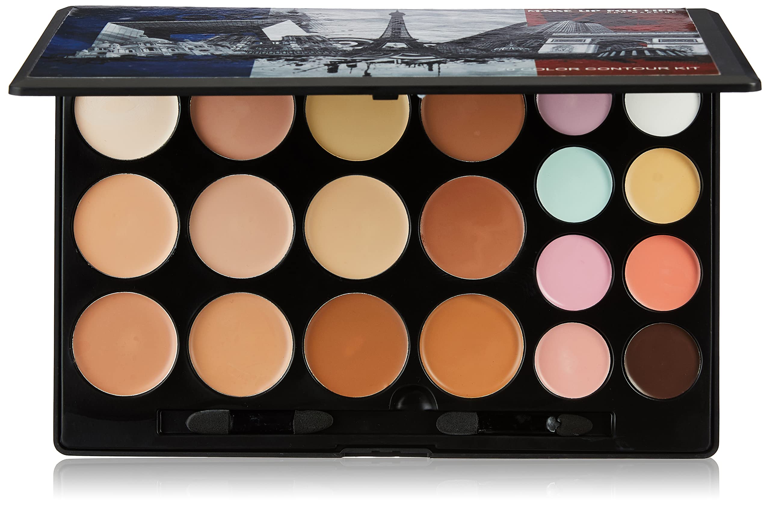 Make Up for Life Professional 20 Colors Contour Concealer Highlighter & Correct Cream Palette-image-36