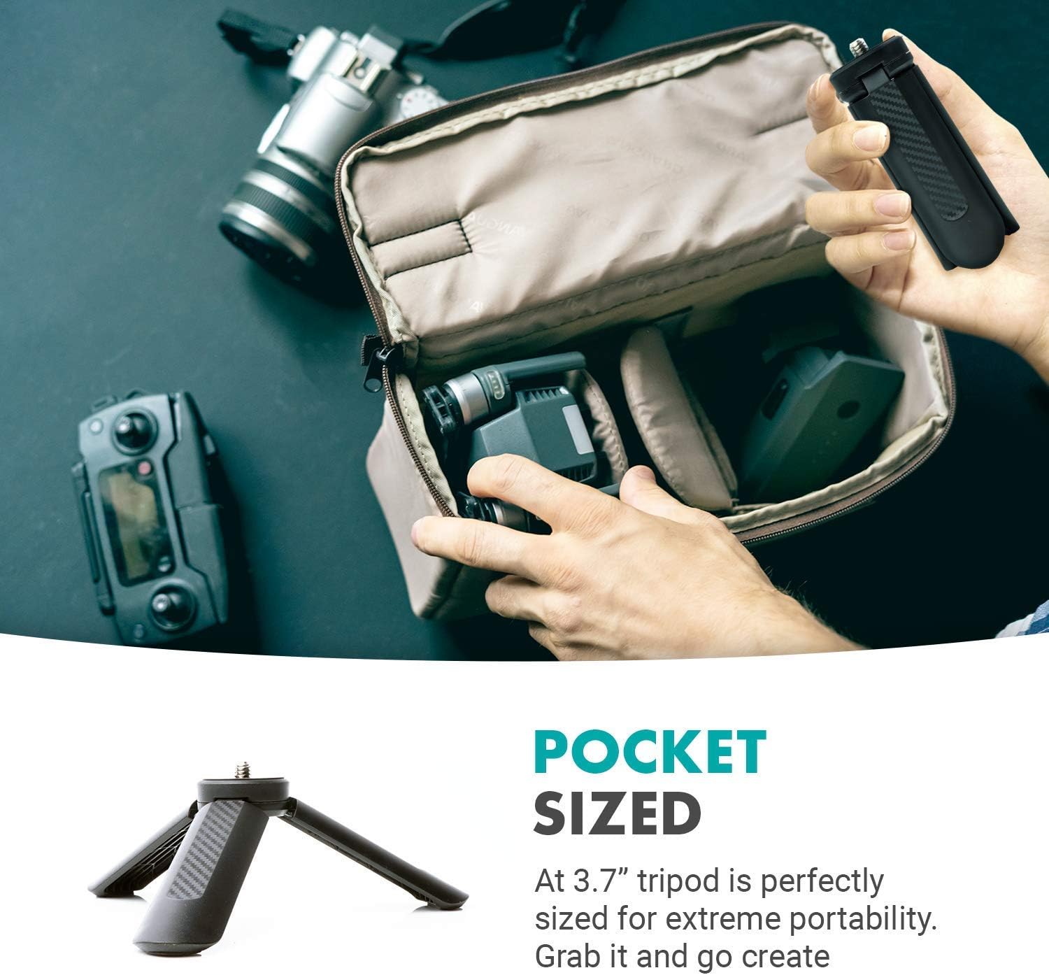 Movo Smartphone Video Rig with USB Type-C Adapter, Tripod, Shotgun Mic, Grip Handle, Wrist Strap Compatible with Android and Other USB Type-C Devices - Perfect for TIK Tok or Vlogging Equipment