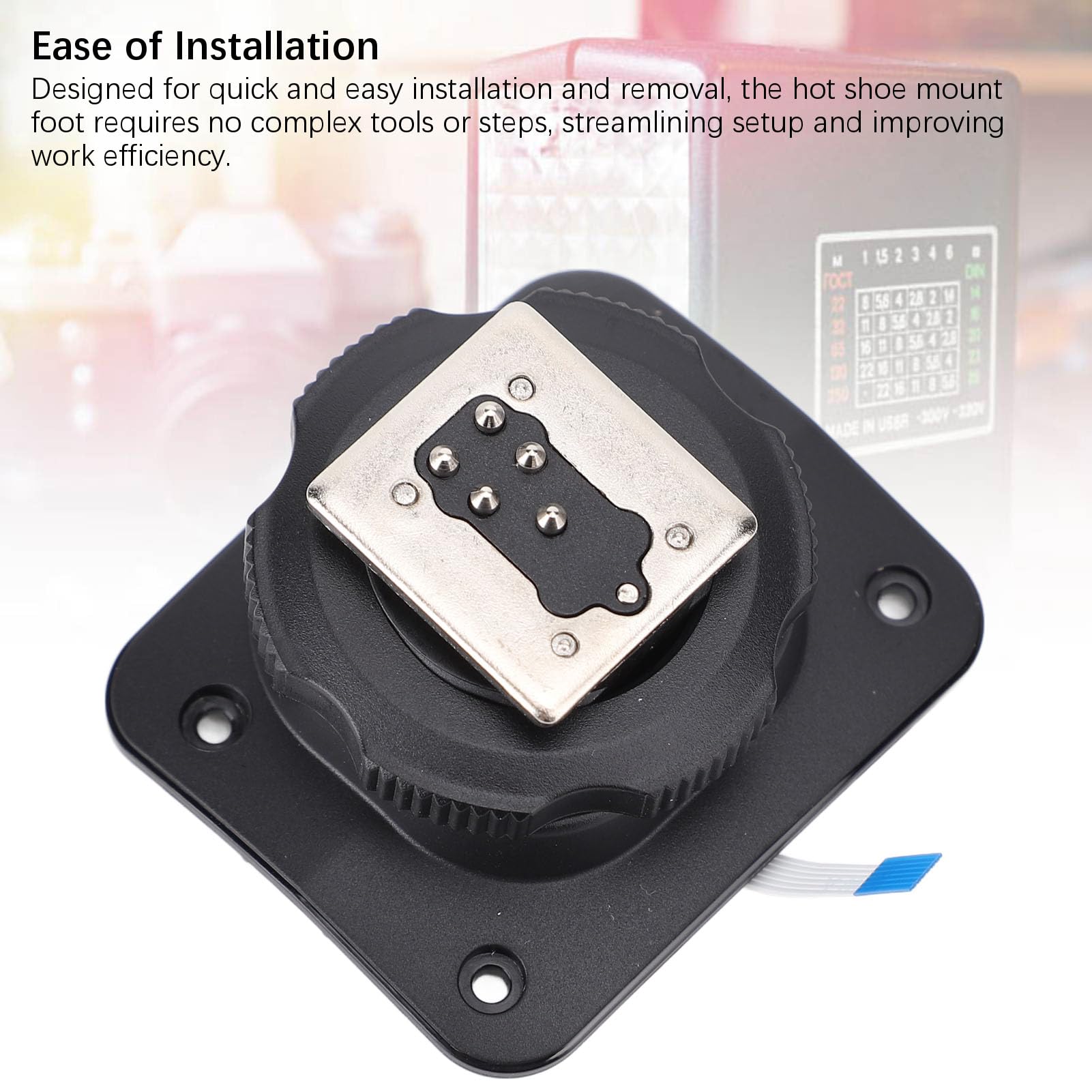 Hot Shoe Mount Foot for V860II C, Flash Hot Shoe Replacement for V860II C, Hot Shoe Replacement Mounting Foot Camera Flash Repair Parts