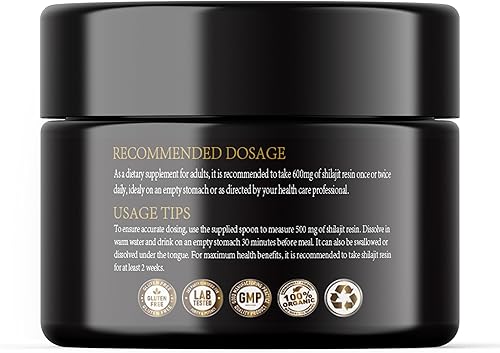 Miniatura 9 de Shilajit Resina Shilajit pura del Himalaya  Grado dorado 100% puro Shilajit con ácido fúlvico y más de 85 oligoelementos complejos para energía y