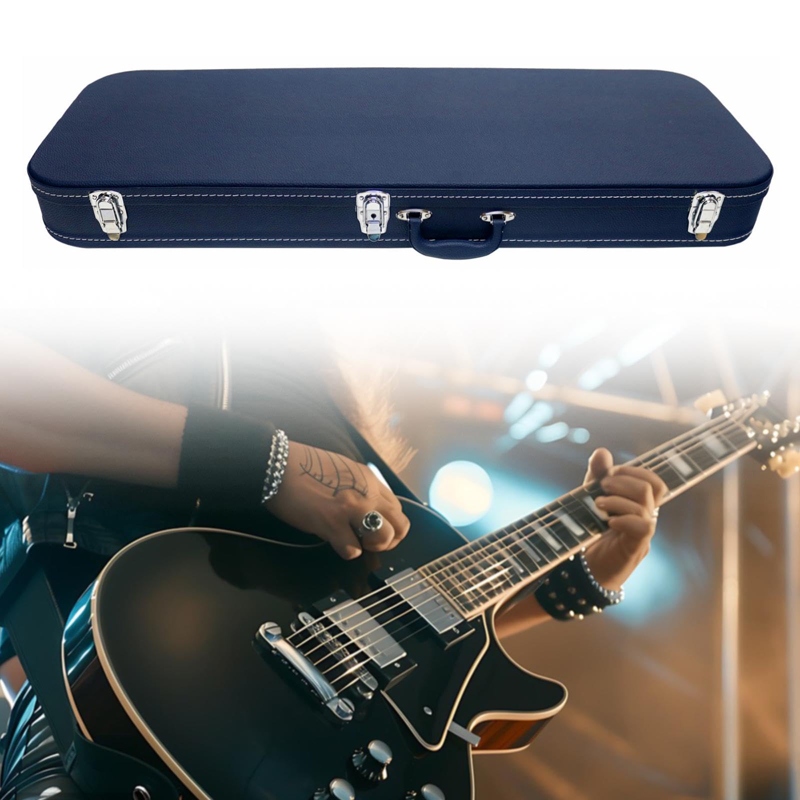 perfeclan Bolsa para Guitarra Eléctrica Estuche de Viaje para Guitarra Estuche Portátil para Bajo Eléctrico