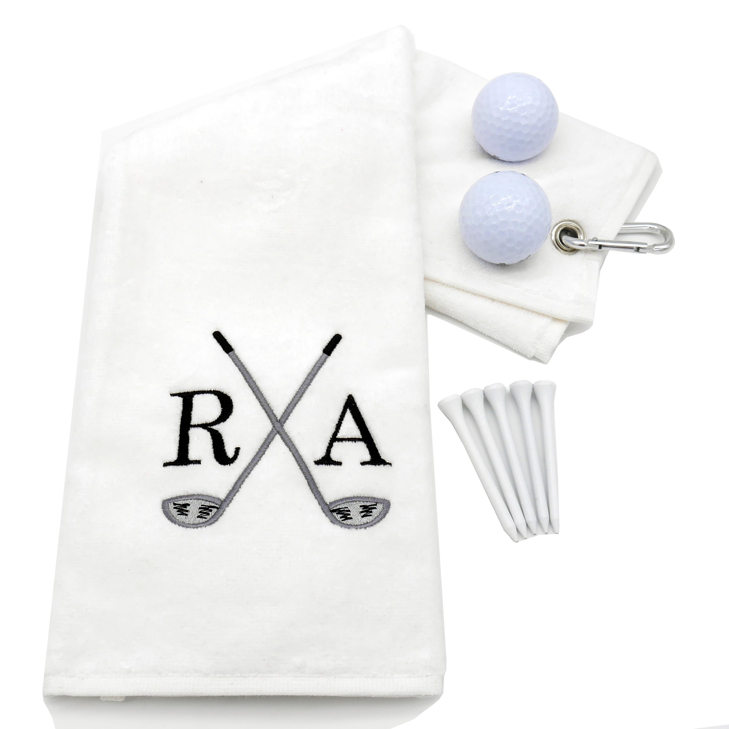 The T-Shirt Barnicle Personalised Embroidered Golf Towel — image 1