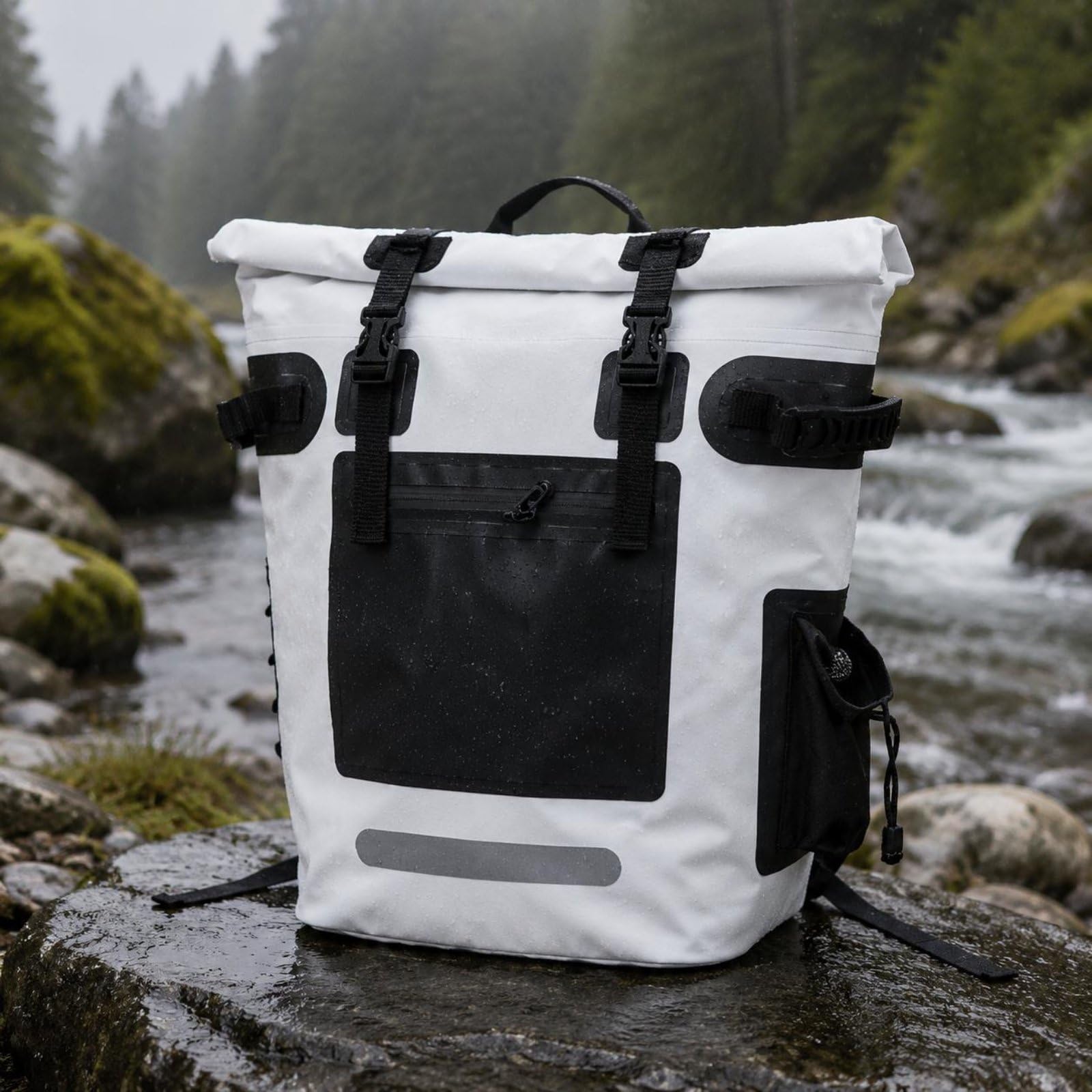 Baoblaze Outdoor Insulated Carrier Zaino Borsa Frigo Termica Impermeabile Trasporto Pasti Portatile Capacità Generosa Adatta a Picnic Campeggio Mobilità Viaggi, Grigio, Grigio, 25L