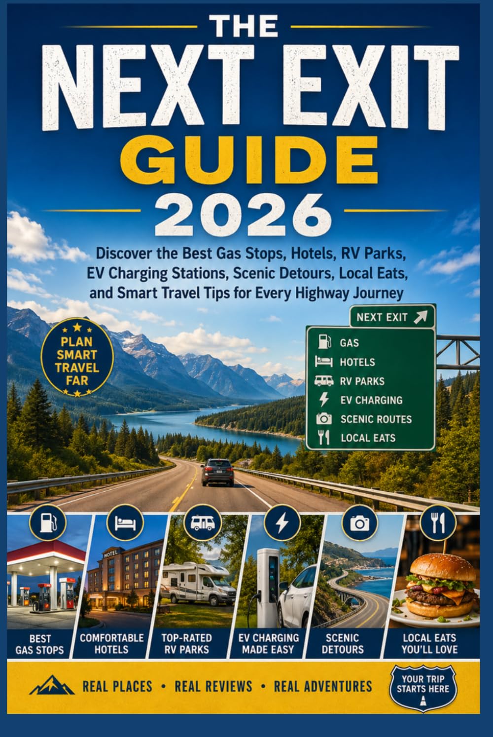 The Next Exit Guide 2026: Discover the Best Gas Stops, Hotels, RV Parks, EV Charging Stations, Scenic Detours, Local Eats, and Smart Travel Tips for Every Highway Journey
