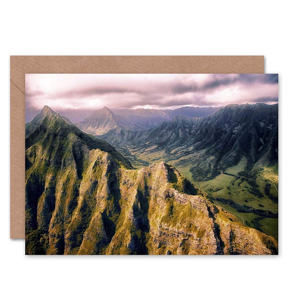 Wee Blue Coo CARD GREETING BIRTHDAY MOUNTAIN VALLEY VIEW GIFT