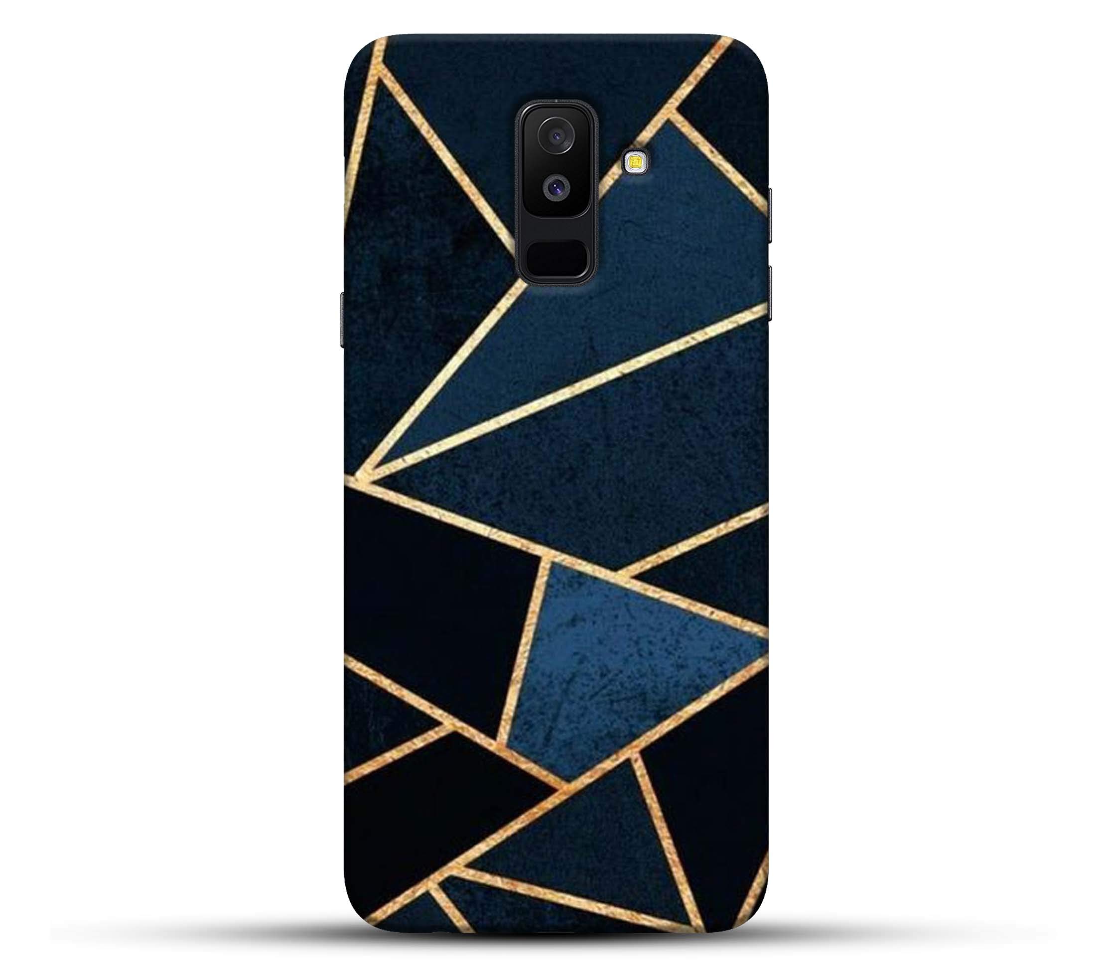 pikkme samsung galaxy a6+ a6 plus back cover case designer printed hard  cases covers for samsung galaxy a6+ a6 plus for girls/women (marble