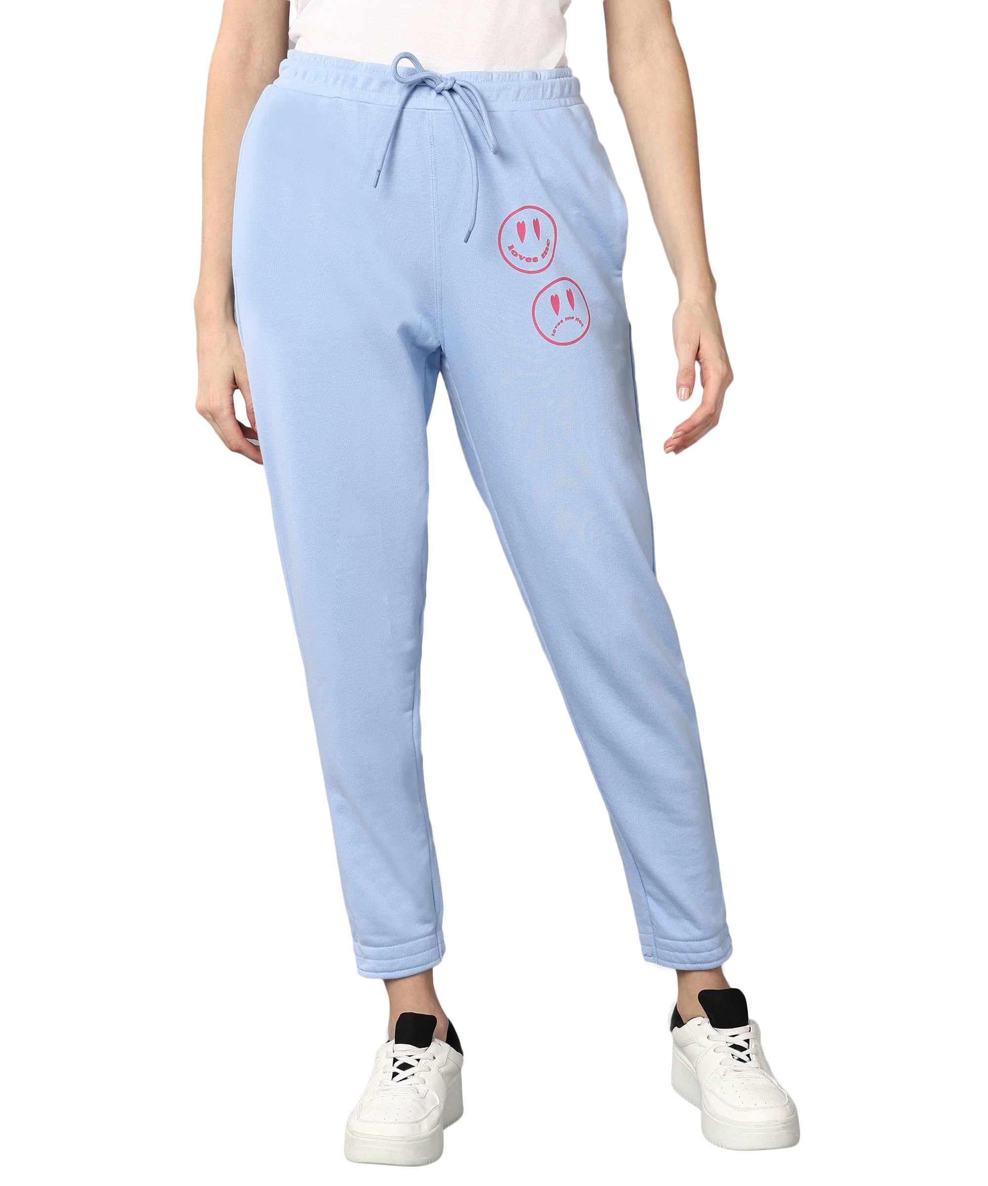 alan jones clothing Women's Comfort Fit Mid Rise Solid Ankle Length Cotton Track Pant-picture-24