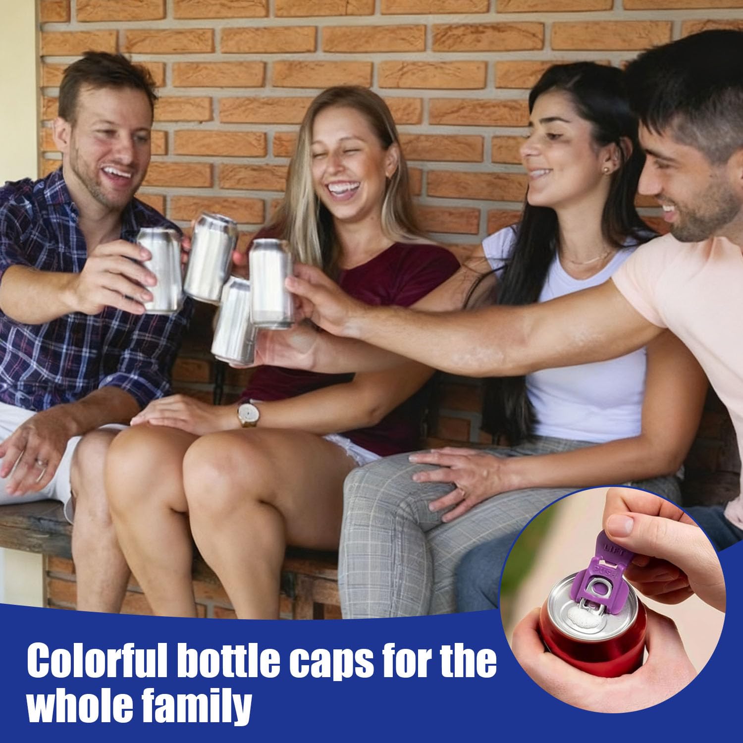 Ouvre-boîte Manuel En Plastique - Lot De 12, Colorés, Facile à Utiliser, Pour Canettes De Soda, Bière, Boissons