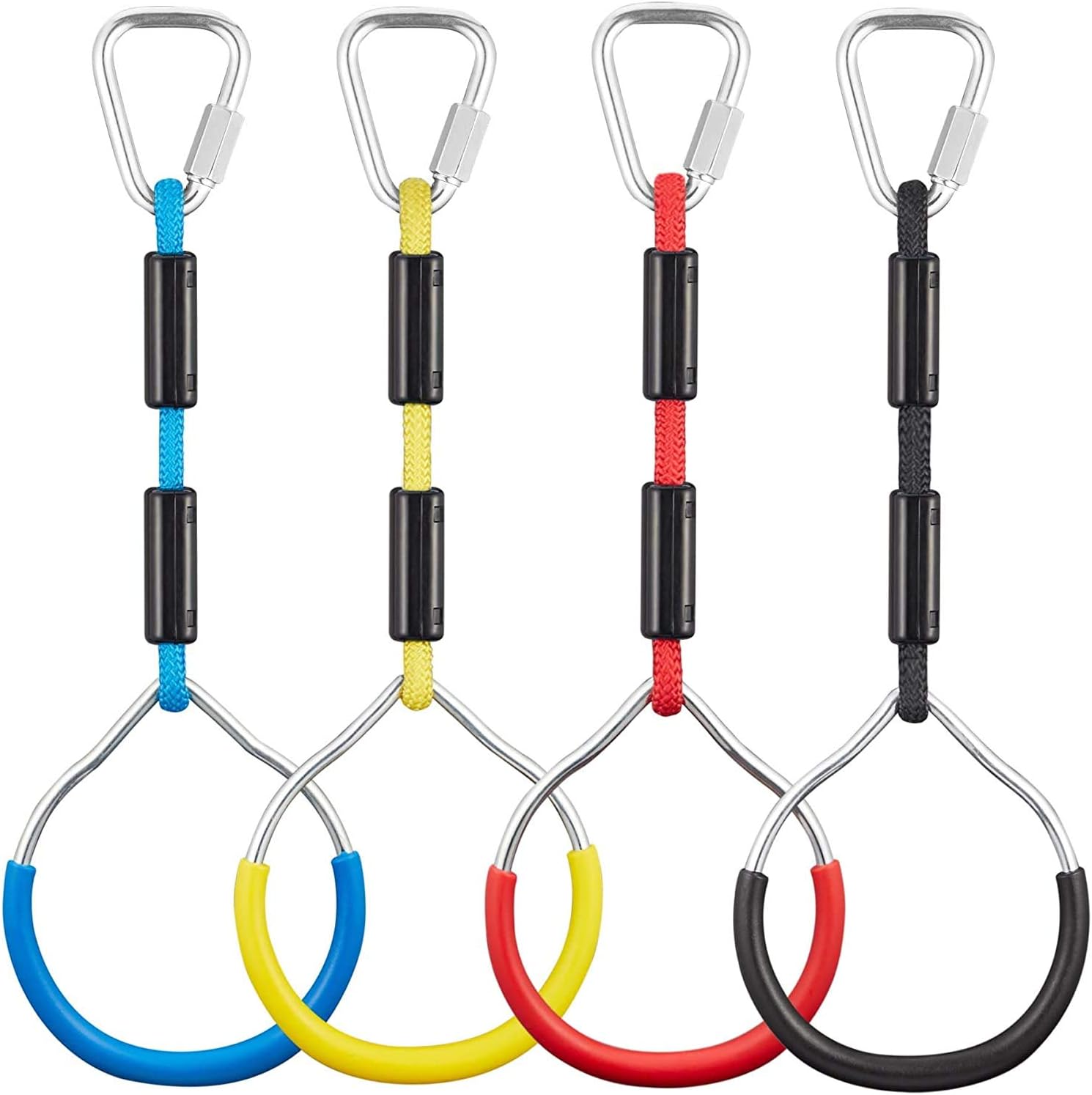 Colorful Swing Gymnastic Rings (4 Pieces)