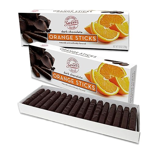 Sweet's - Paquete de 2 palitos de naranja oscuro
