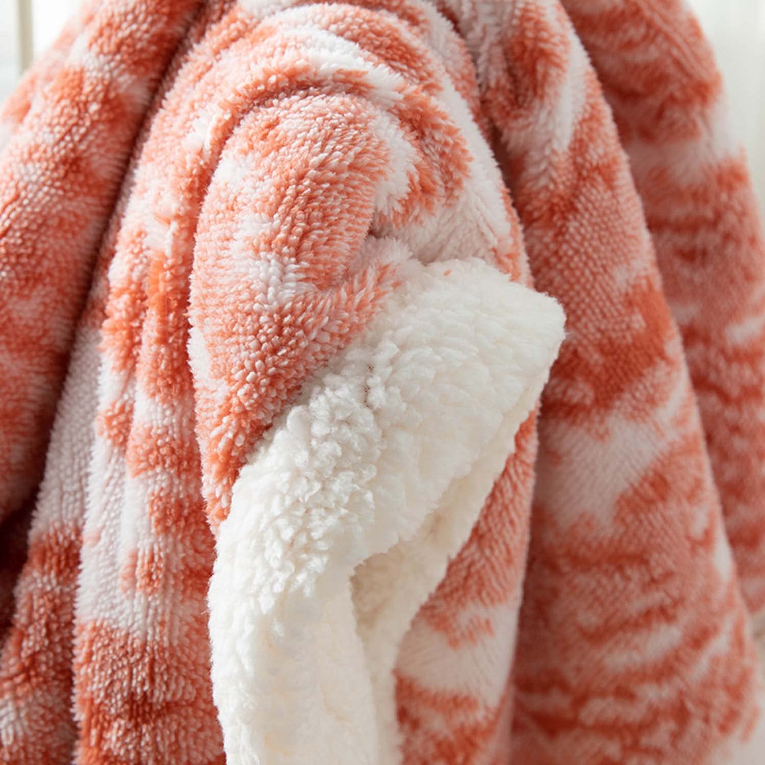 Manta de forro polar Sherpa, manta reversible de lujo súper suave, manta de cama cálida de lana de cordero, sofá, silla, lavable a máquina, 150 x 200 cm