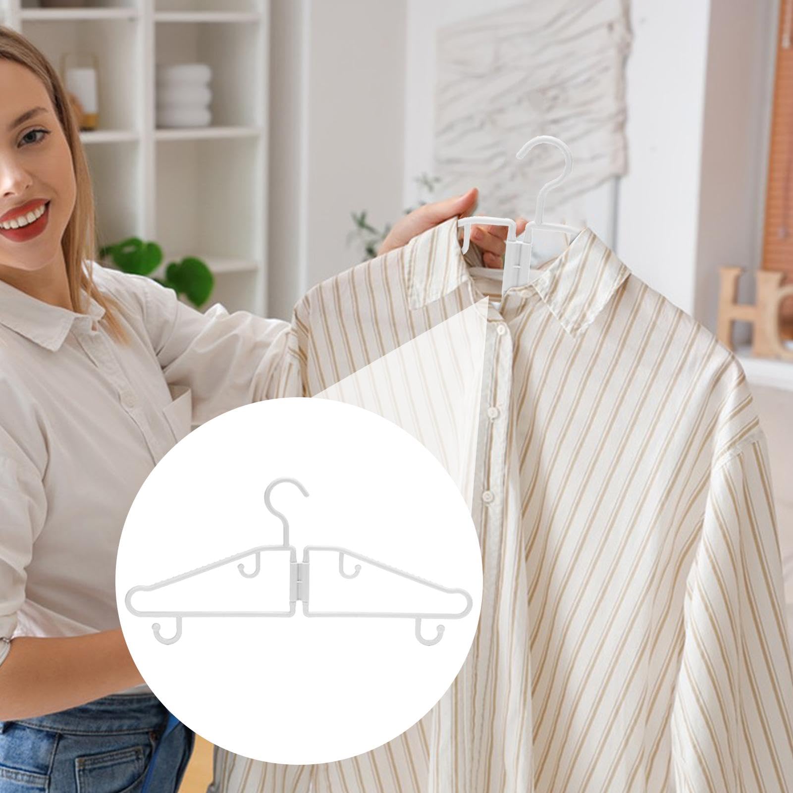 30 grucce da viaggio portatili pieghevoli da viaggio, organizer in plastica Cruise Essentials, appendiabiti pieghevoli per campeggio, volo, camper, vacanze in Europa, valigie, colore nero