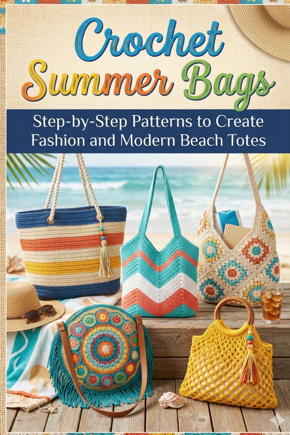Crochet Summer Bags: Step-by-Step Patterns to Create Fashion and Modern Beach Totes