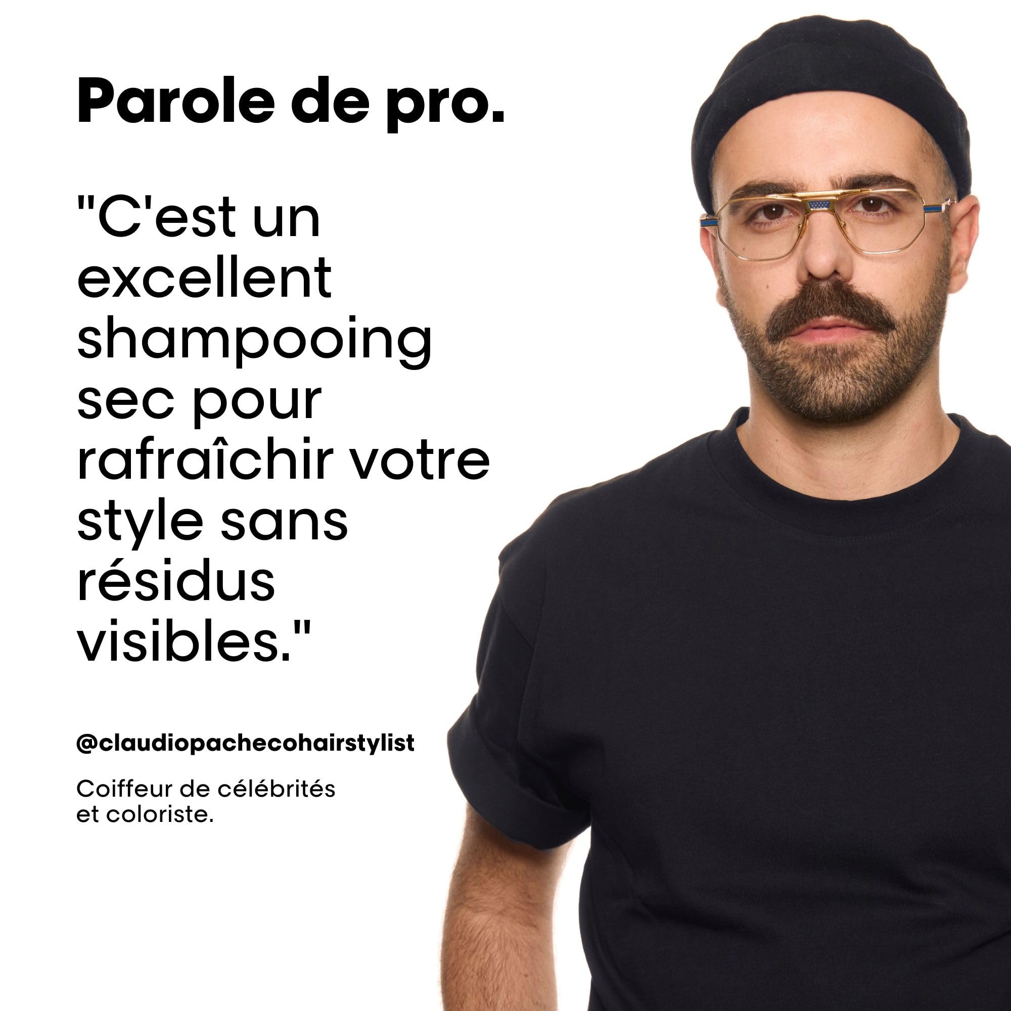 L'Oréal Professionnel, Tecni Art, Volume Refresh Trocken-Shampoo, 200 ml, 3 Stück, unsichtbar