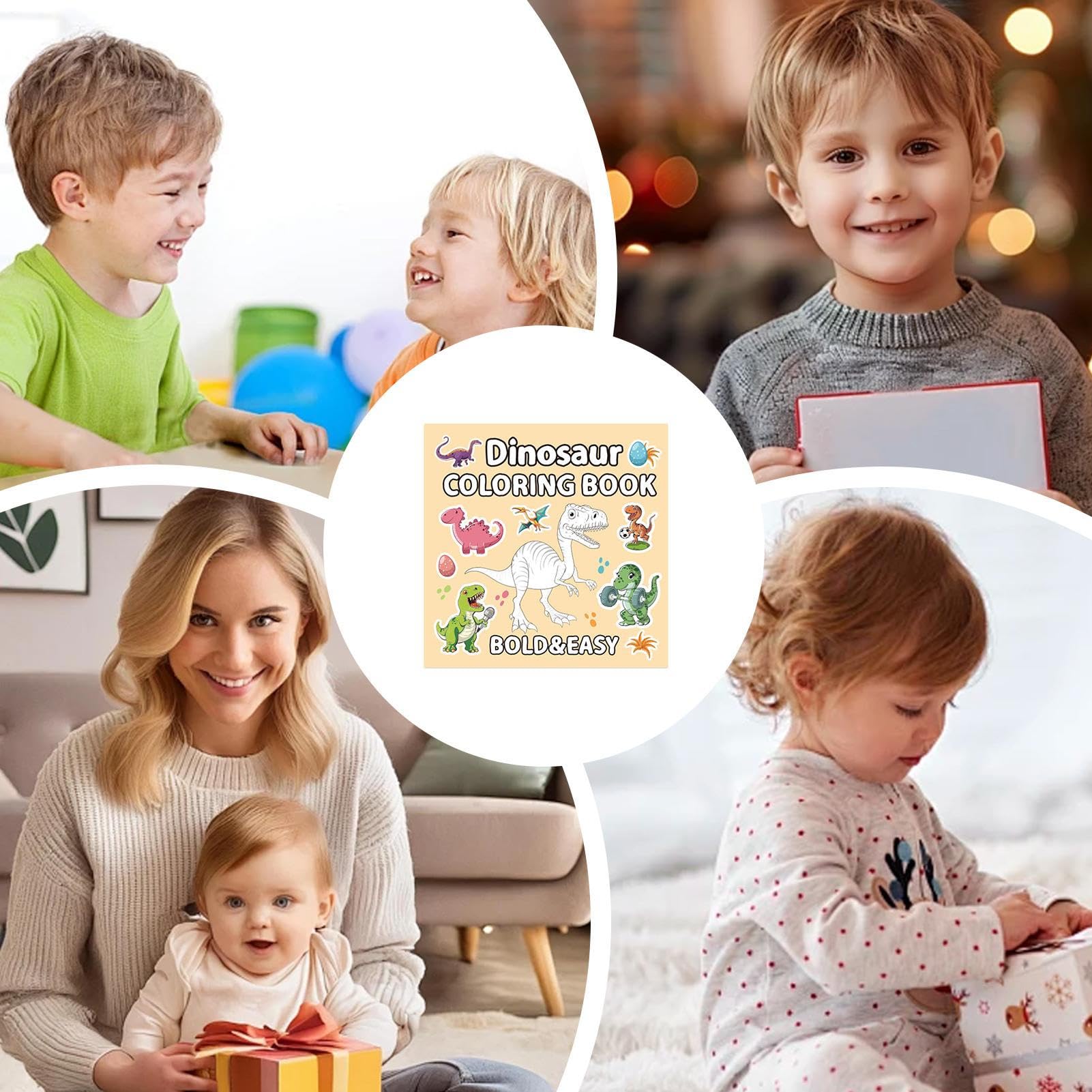 Libri Da Colorare Per Bambini 40 Pagine Giocattoli Dinosauro Prescolastici | Libro Di Attività Di Disegno Per Piccoli Per Educazione Intrattenimento Casa Viaggio Scuola Asilo Natale Compleanno