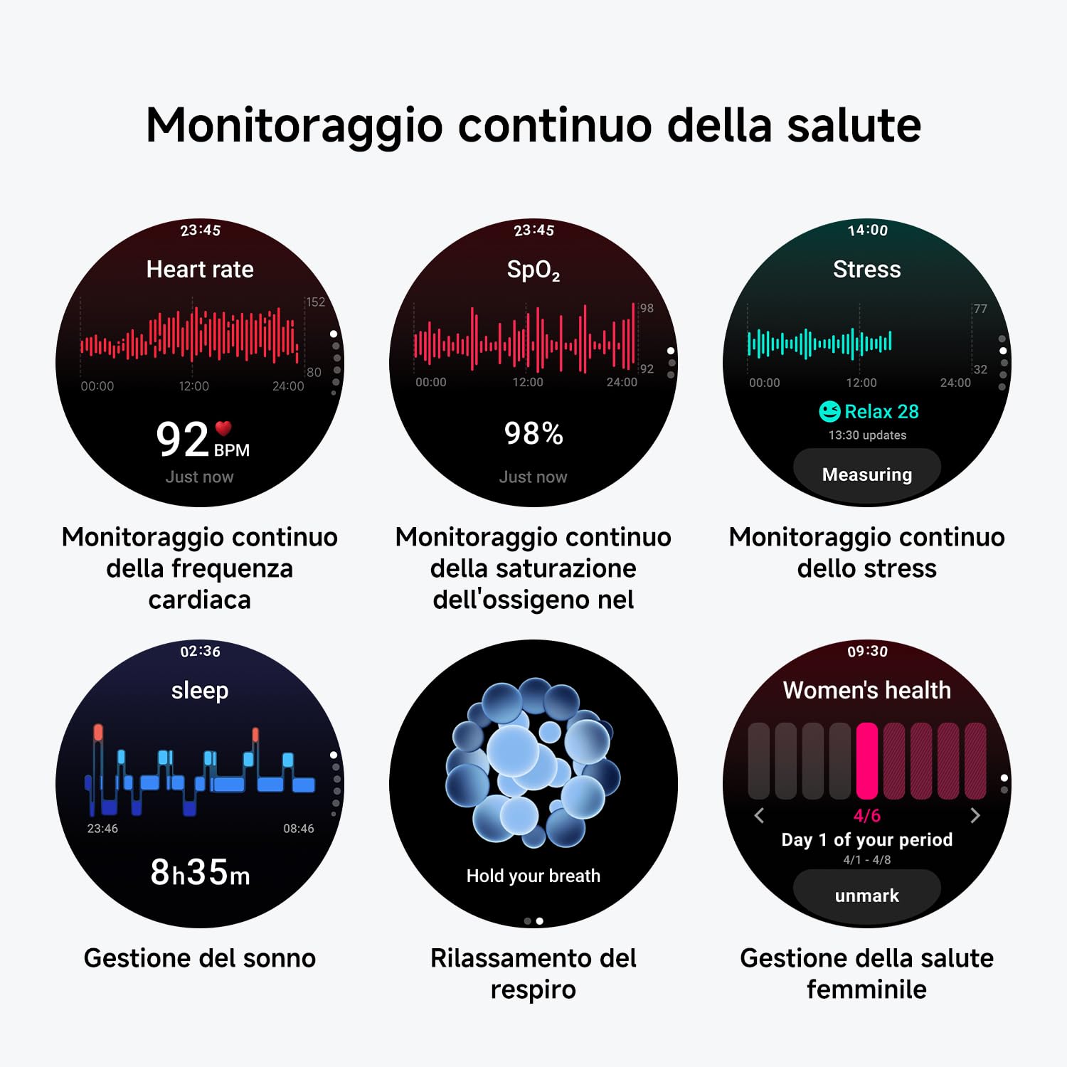 XIAOMI Watch 5 Smartwatch 47mm, Google Wear OS, AI, Batteria 6gg, Nero | Display Zaffiro 1,54'', 78% rapporto schermo, tracker fitness GPS, controllo salute 60s, 150+ sport, controllo gesti